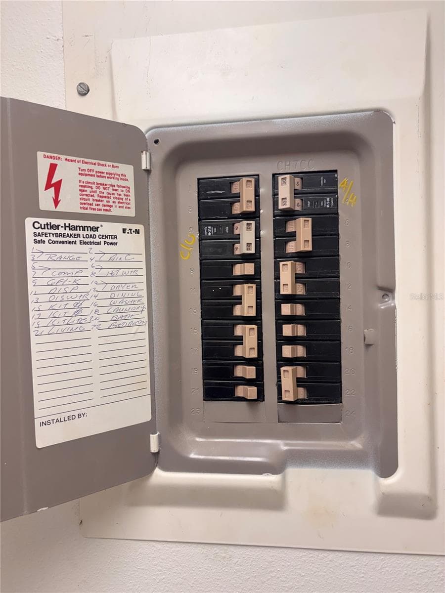 Electric Panel - 4460 FAIRWAYS BLVD #407, BRADENTON