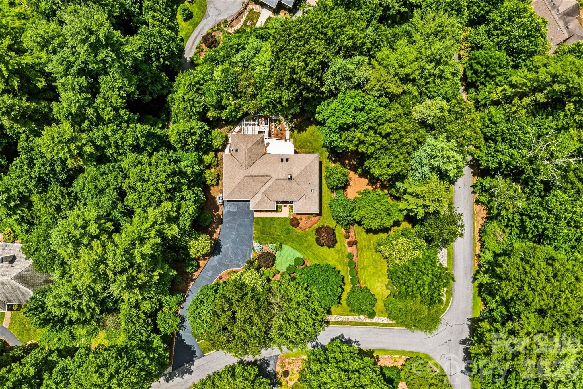 Aerial View - 200 Teaberry Lane, Hendersonville