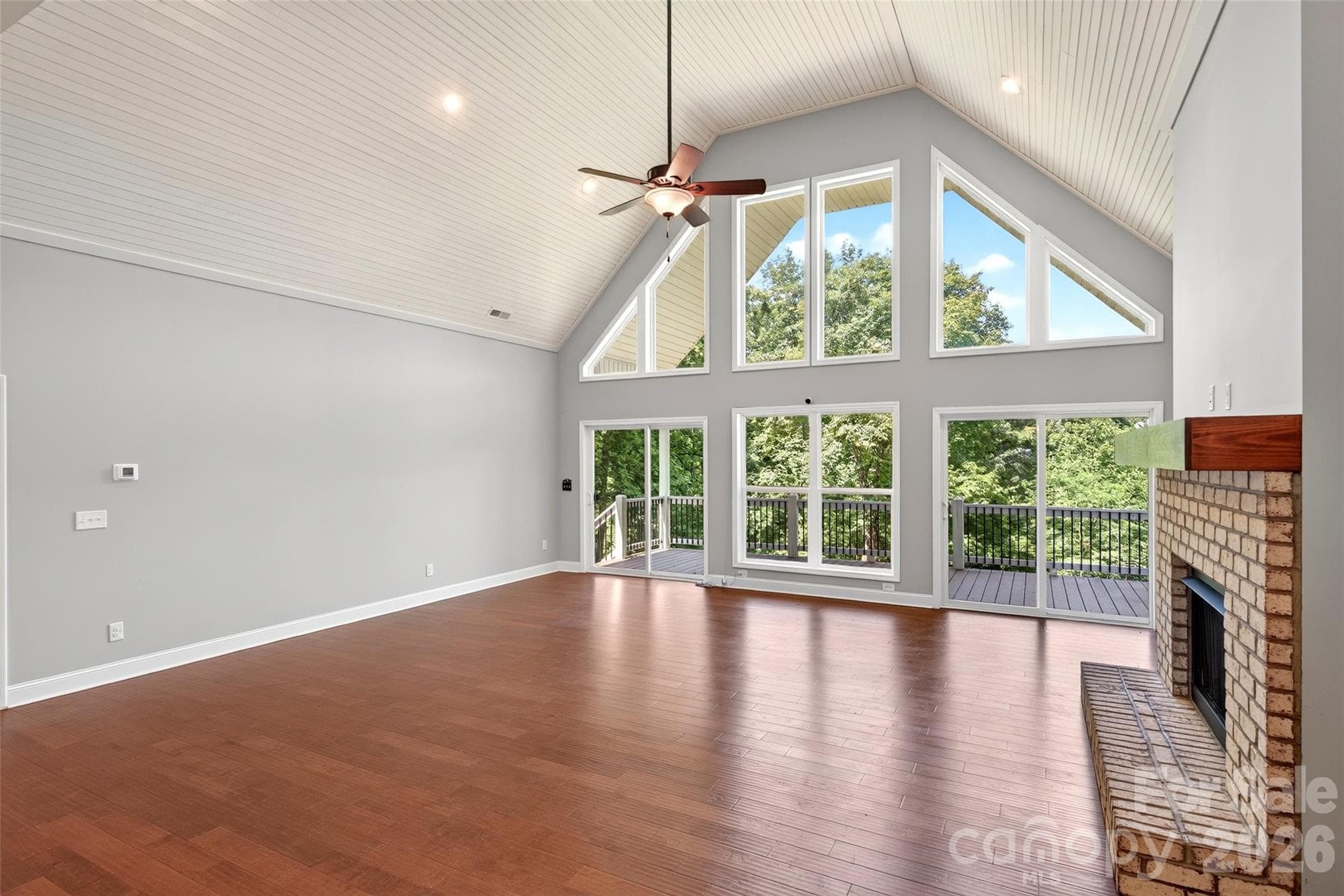 Large windows to bring the outdoors in! - 771 Sally Gap Road, Old Fort