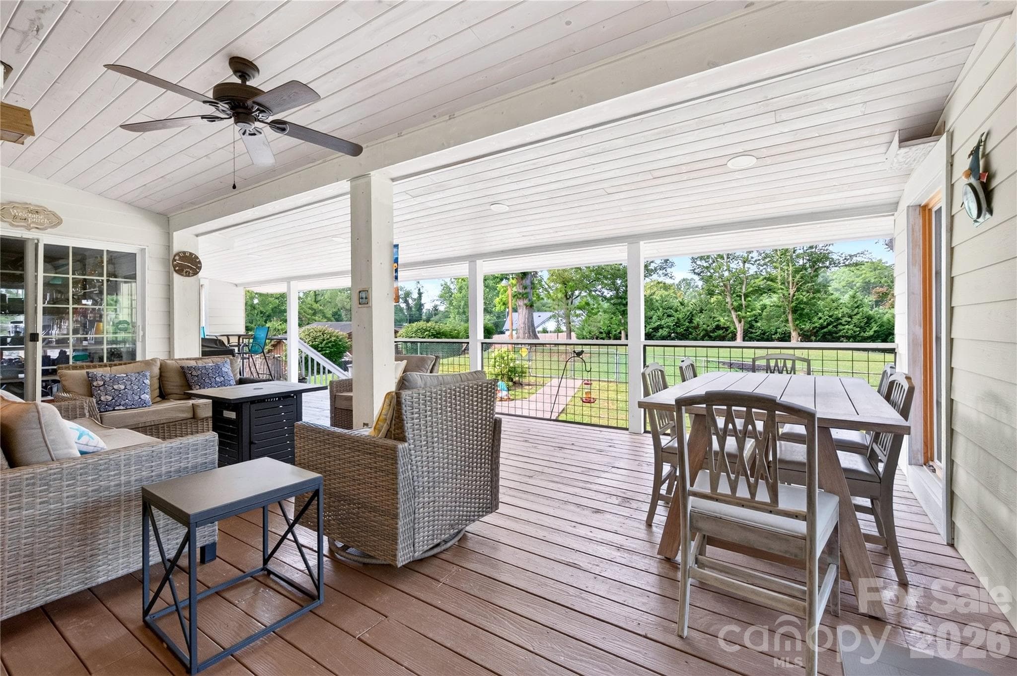 Large Covered Back Porch - 10 Old Turnpike Road, Mills River