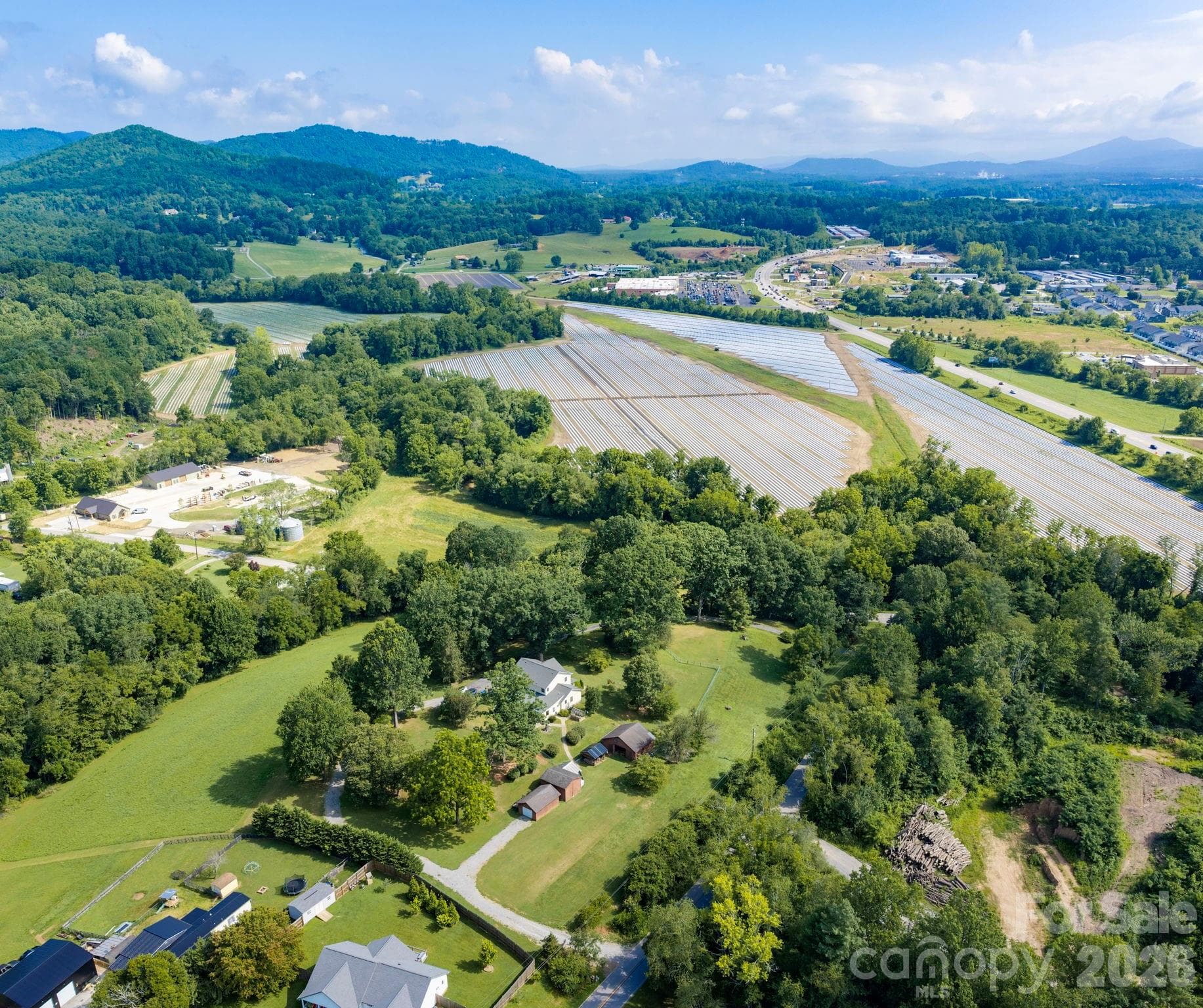 Aerial - 10 Old Turnpike Road, Mills River