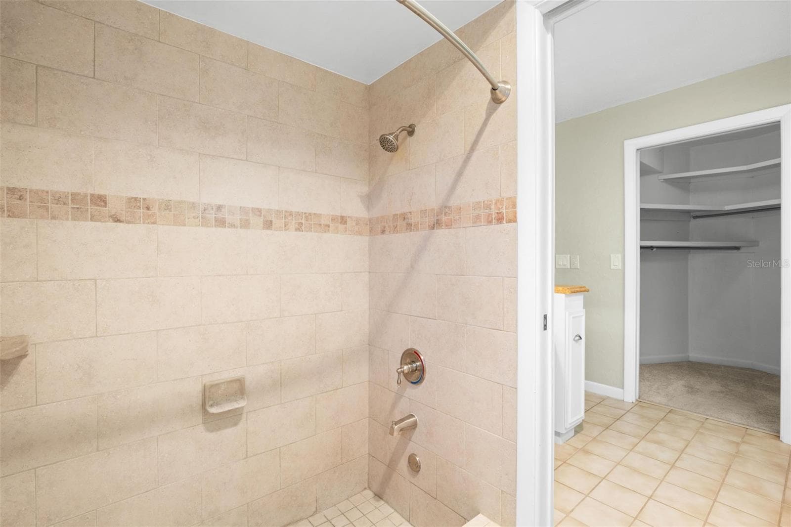 Primary bathroom and walk-in closet - 6729 TEQUESTA DR, SEMINOLE