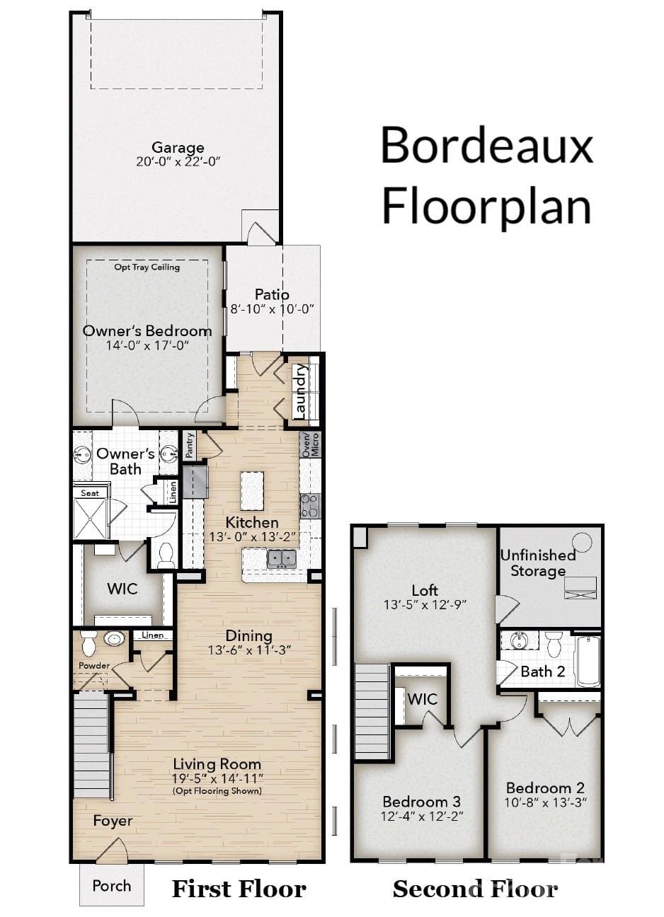 Bordeaux Floorplan - Huntersville
