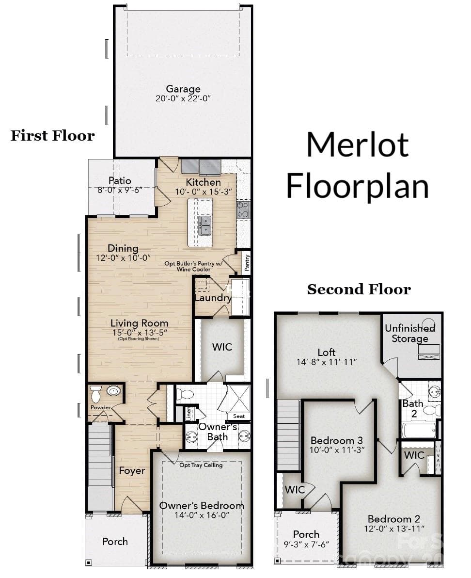Merlot Floorplan - Huntersville