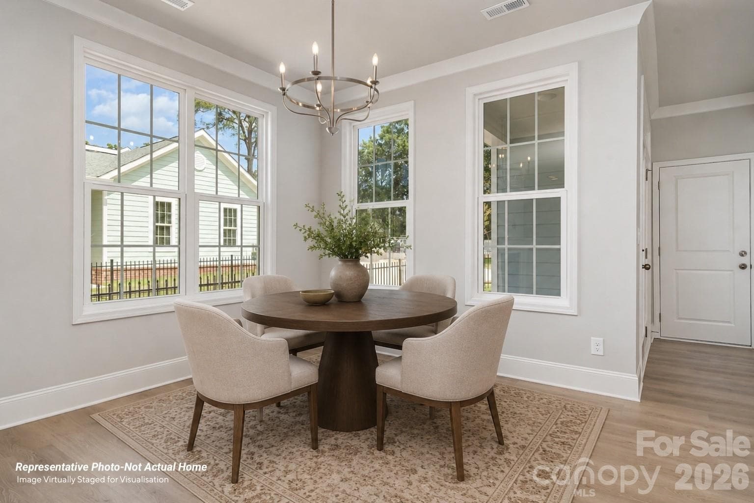 Dining-Merlot-Virtually Staged - Huntersville