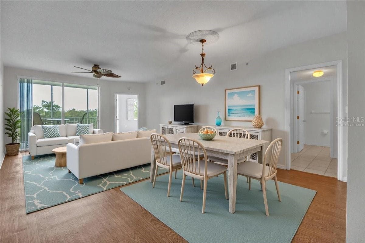 Virtually Staged dining room - 2625 TERRA CEIA BAY BLVD #103, PALMETTO