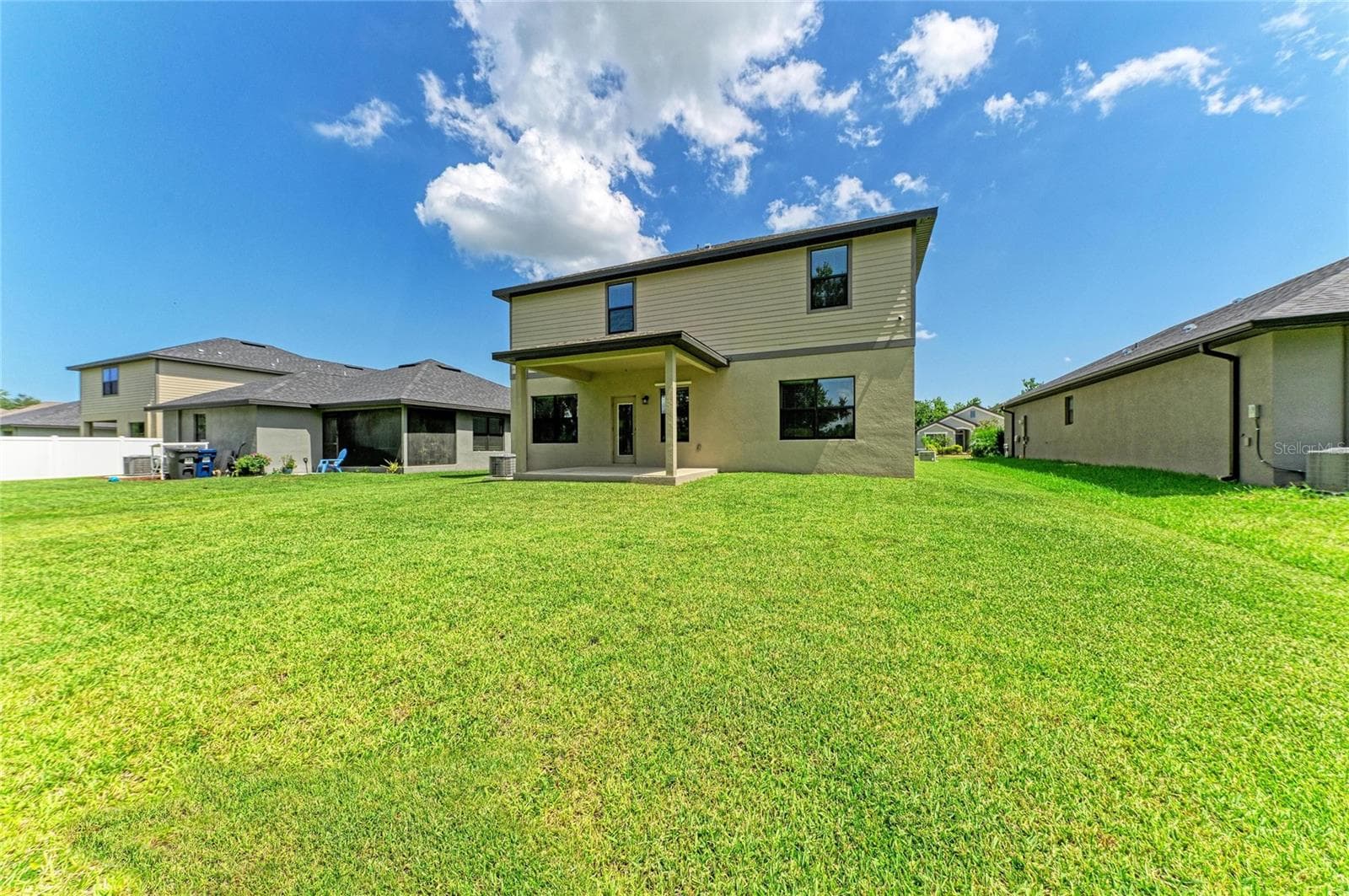 Back yard/Back of House - 9507 43RD CT E, PARRISH