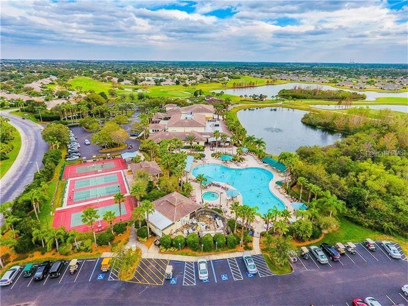 Condominium at 424 LAKE POINT CT #5A, SUN CITY CENTER, photo 34 of 40