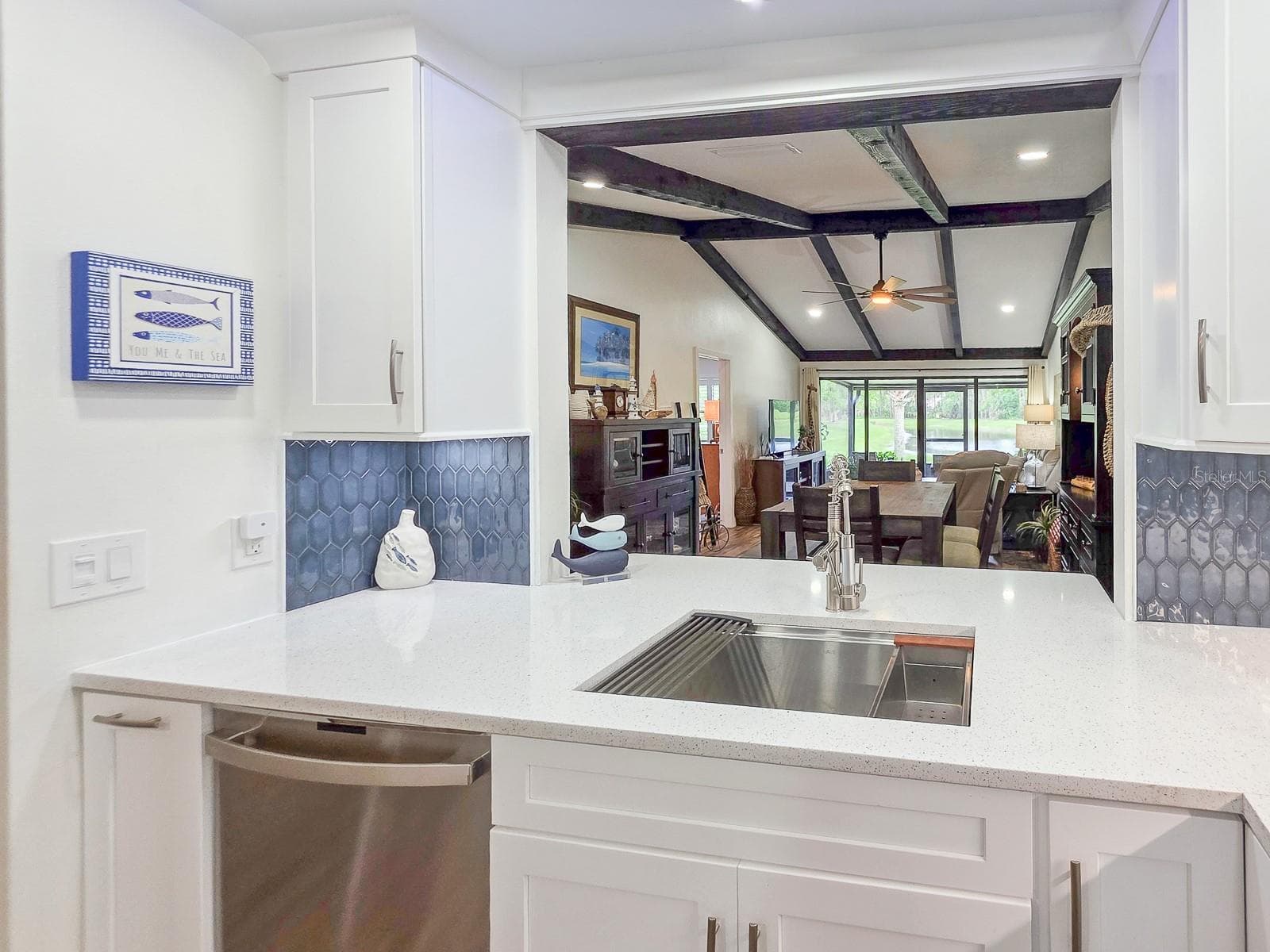 Ruvati working kitchen sink and oh.. what a view! - 100 SEA PINES CIR, DAYTONA BEACH
