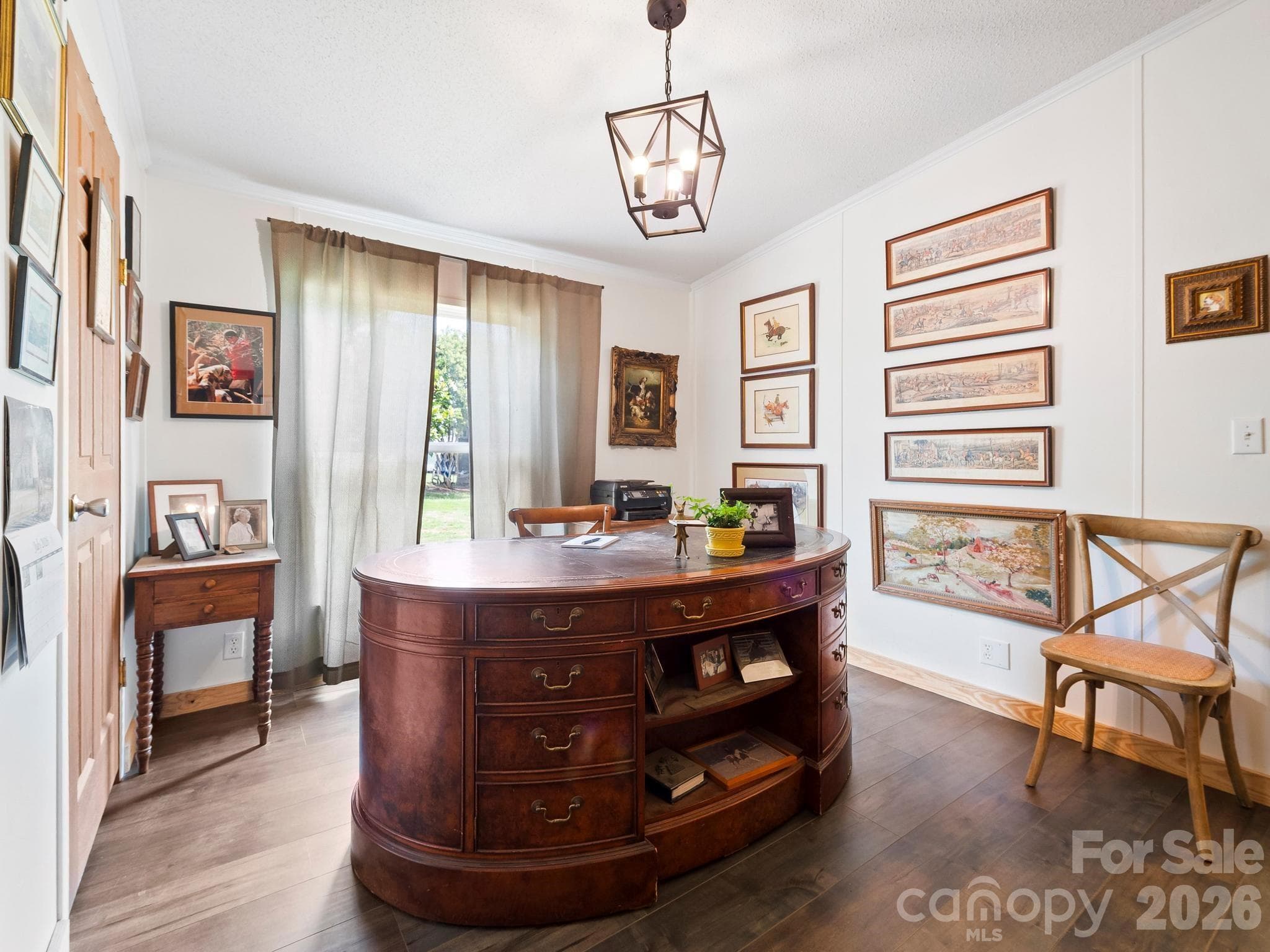 Bedroom #4 is being used as an office. - 1541 Sandy Springs Road, Rutherfordton