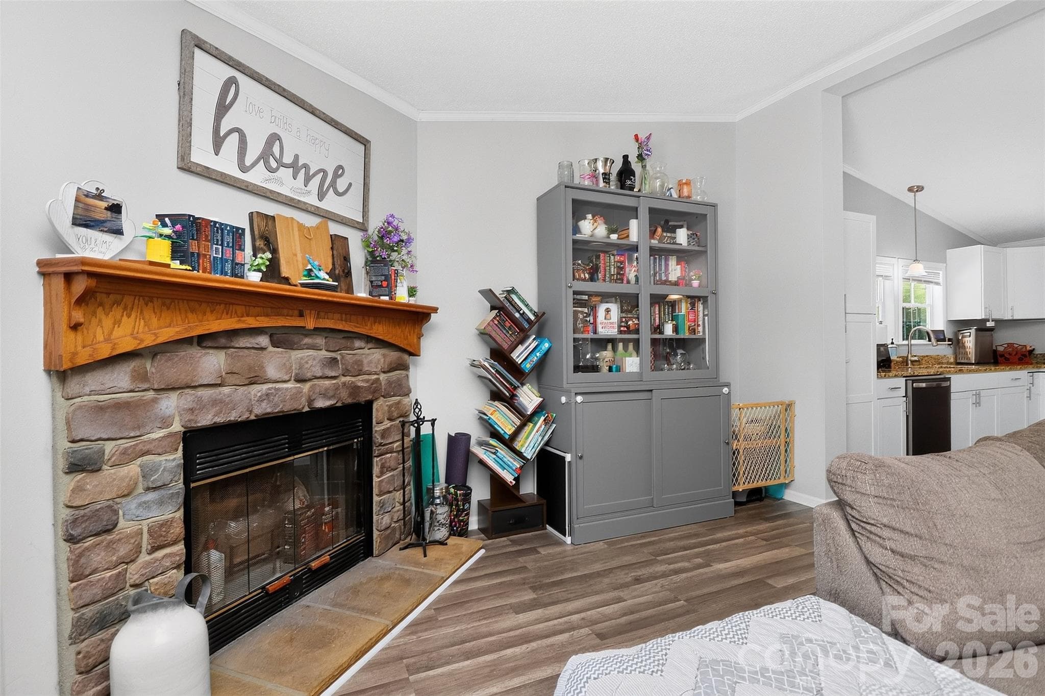 Cozy fireplace - 602 Timberwood Drive, Fort Mill
