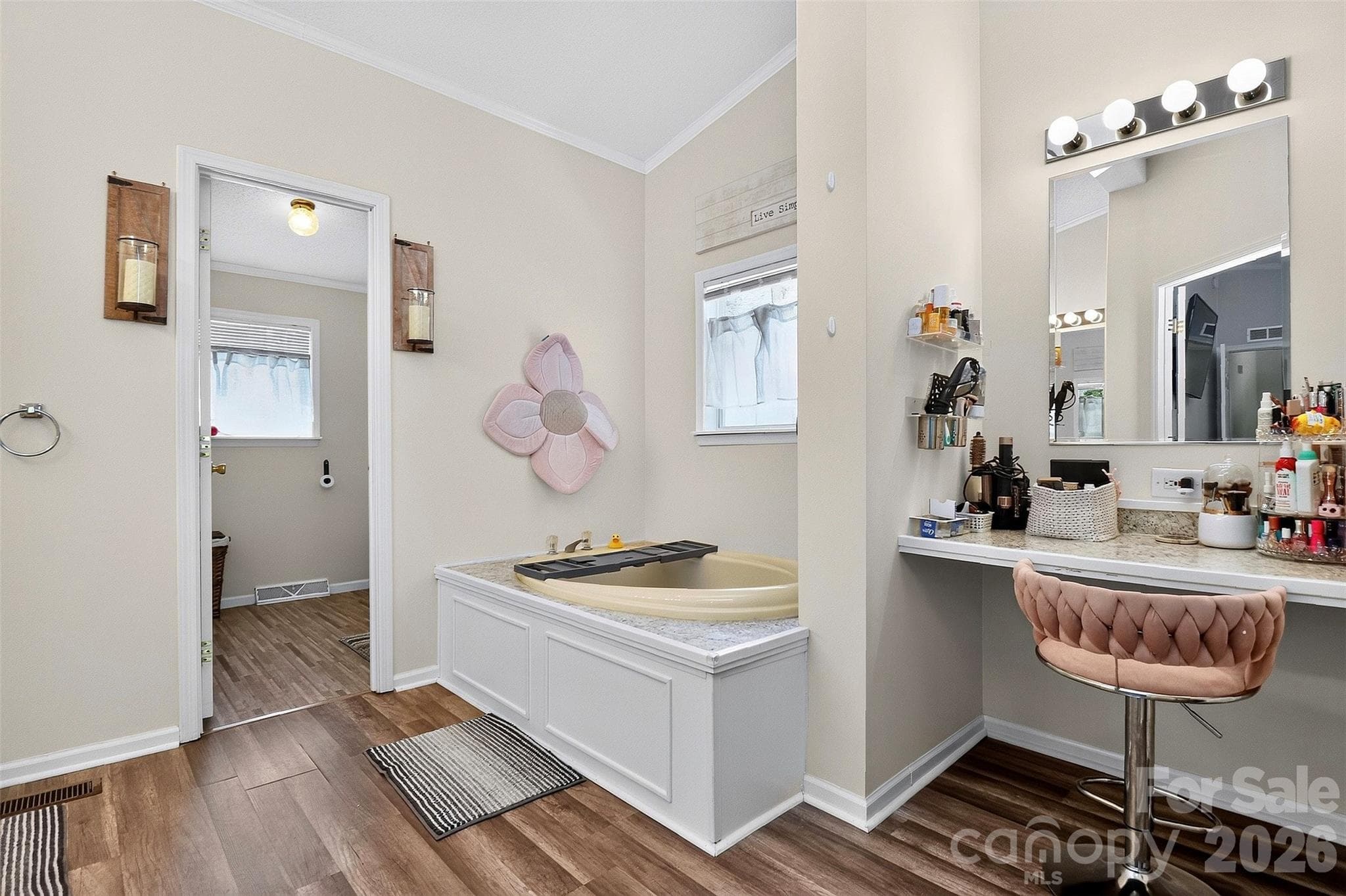 convenient vanity area - 602 Timberwood Drive, Fort Mill