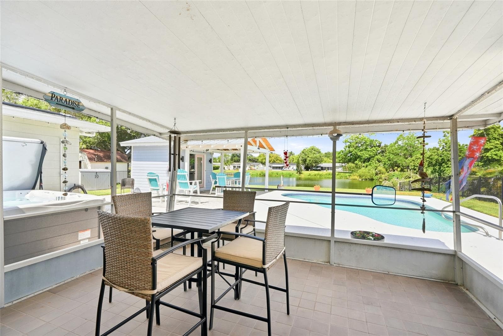 Screened in lanai - 4822 60TH WAY N, KENNETH CITY