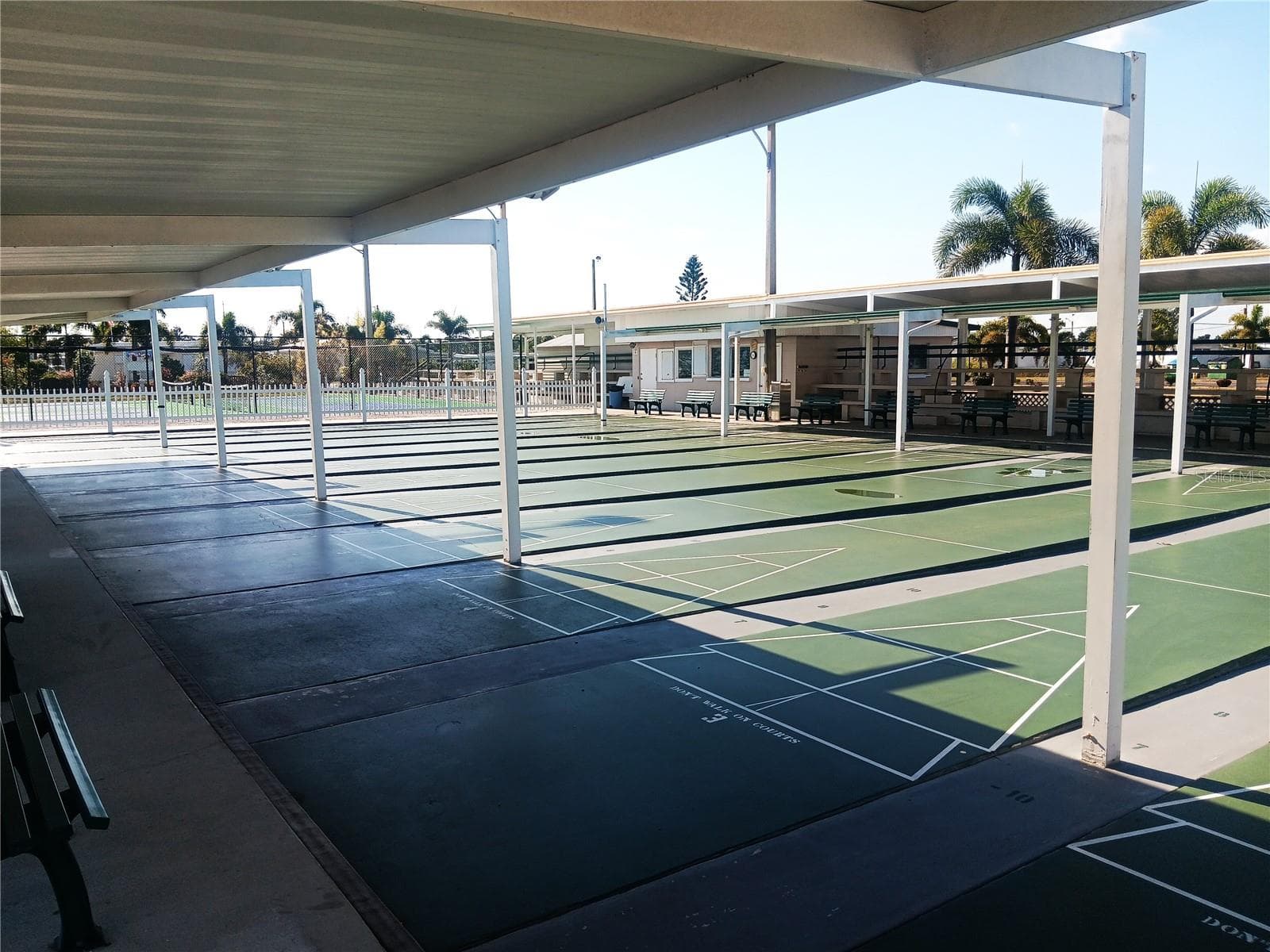 Shuffleboard courts. - 1781 OLYMPIA FIELDS ST, SARASOTA