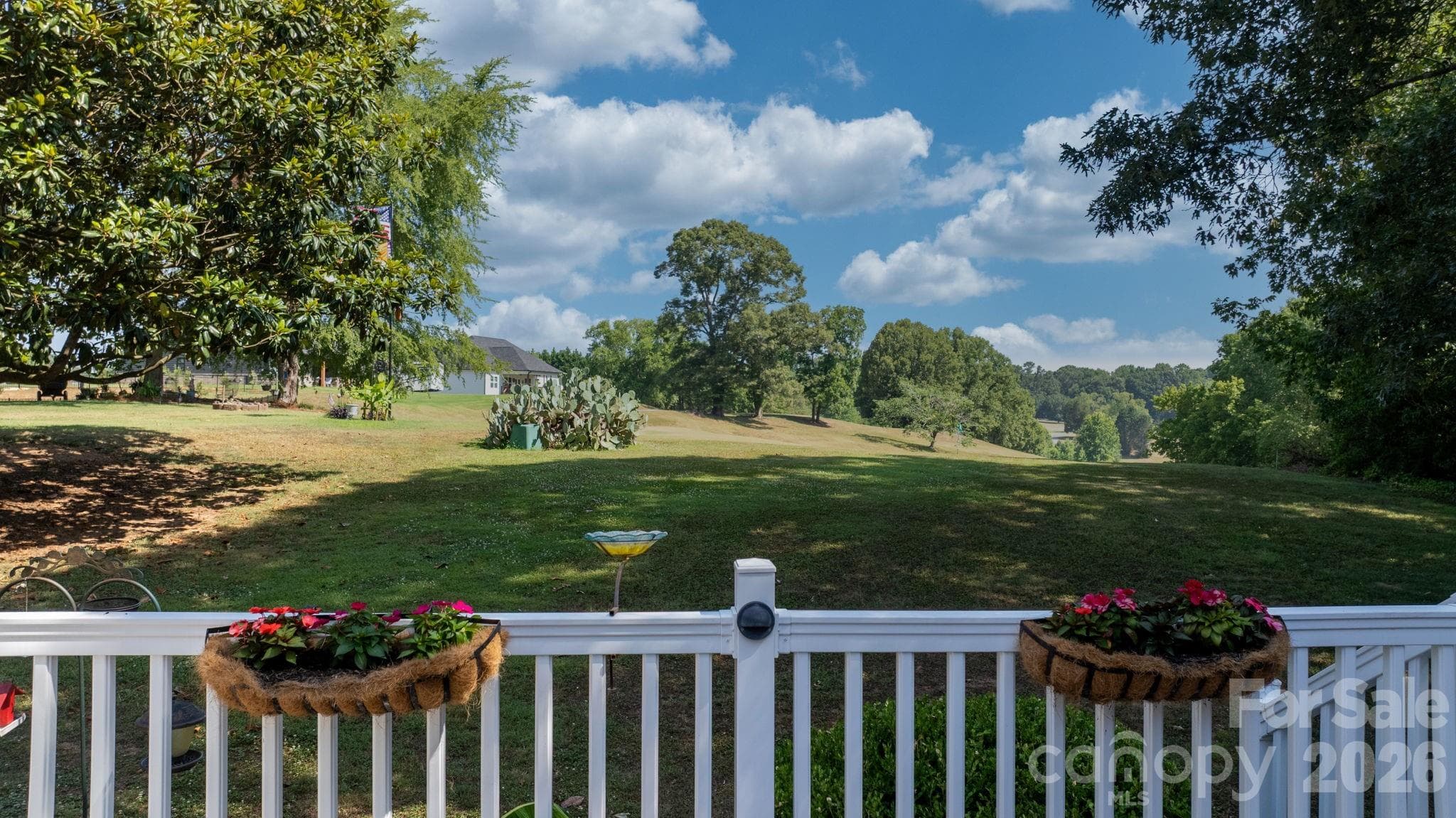 Golf Course View from Back Deck - Kings Mountain
