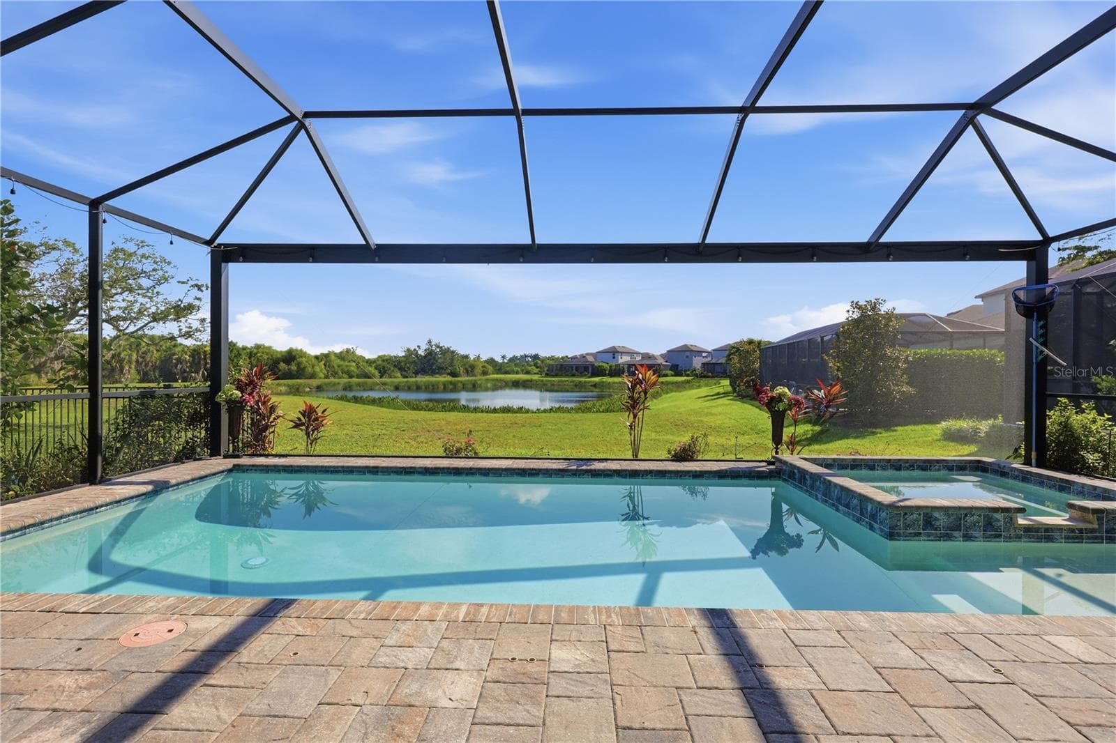 Water Views From the Pool Area - 5542 NATIVE HENNA CT, SARASOTA