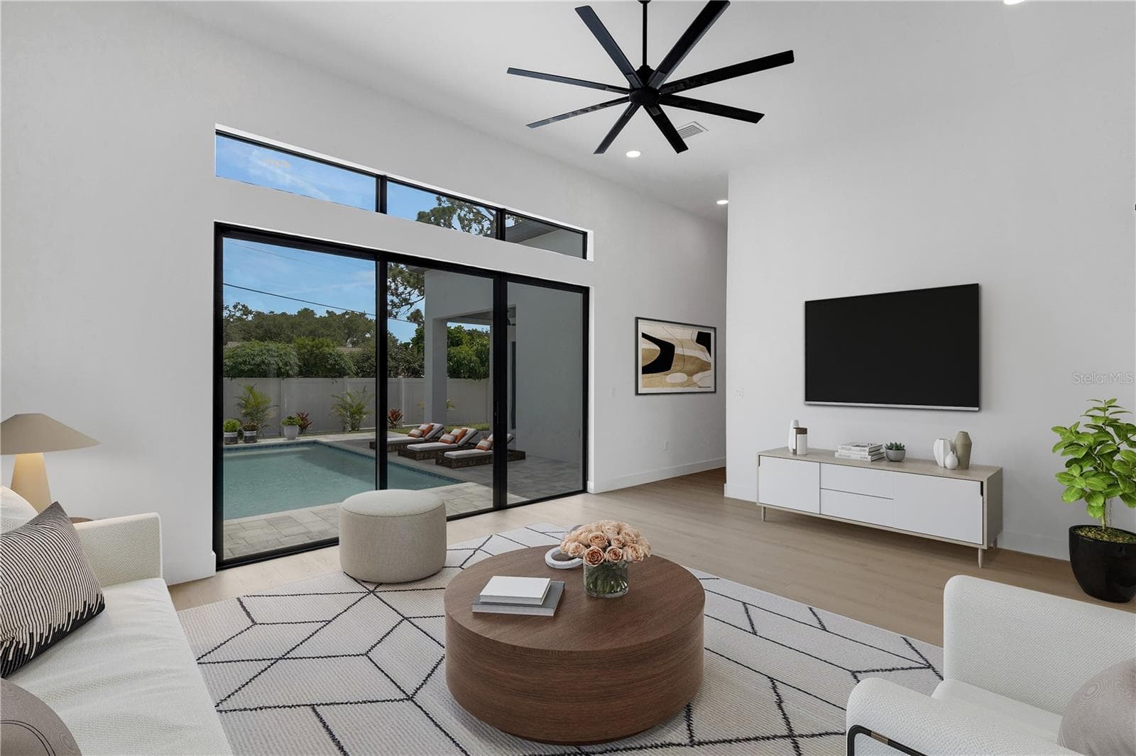 Staged Living room - 2069 HIBISCUS ST, SARASOTA