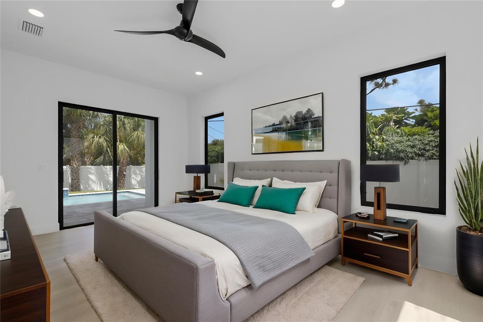 Staged Primary bedroom - 2069 HIBISCUS ST, SARASOTA
