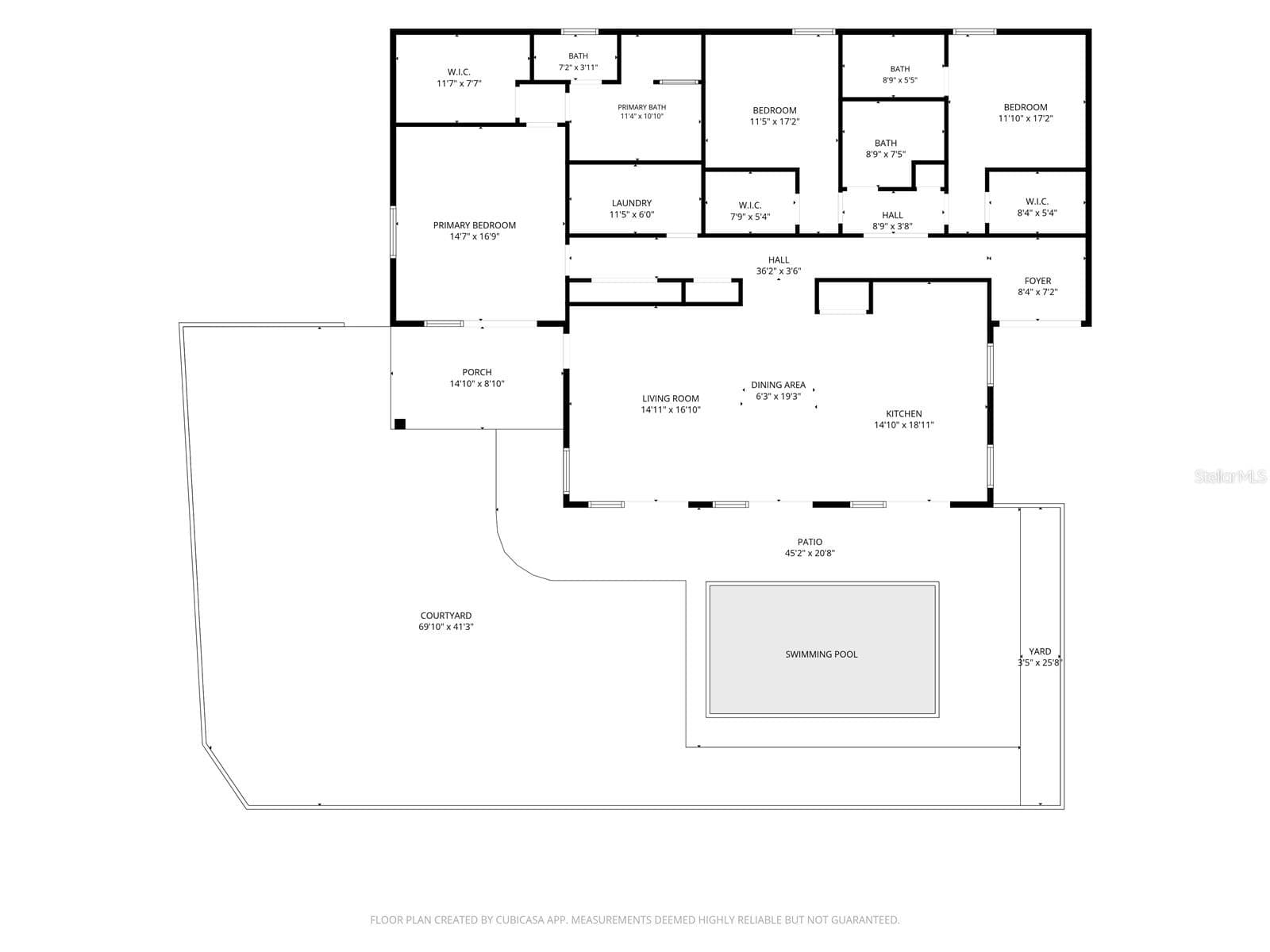 Floor Plan, main house - 2079 HIBISCUS ST, SARASOTA