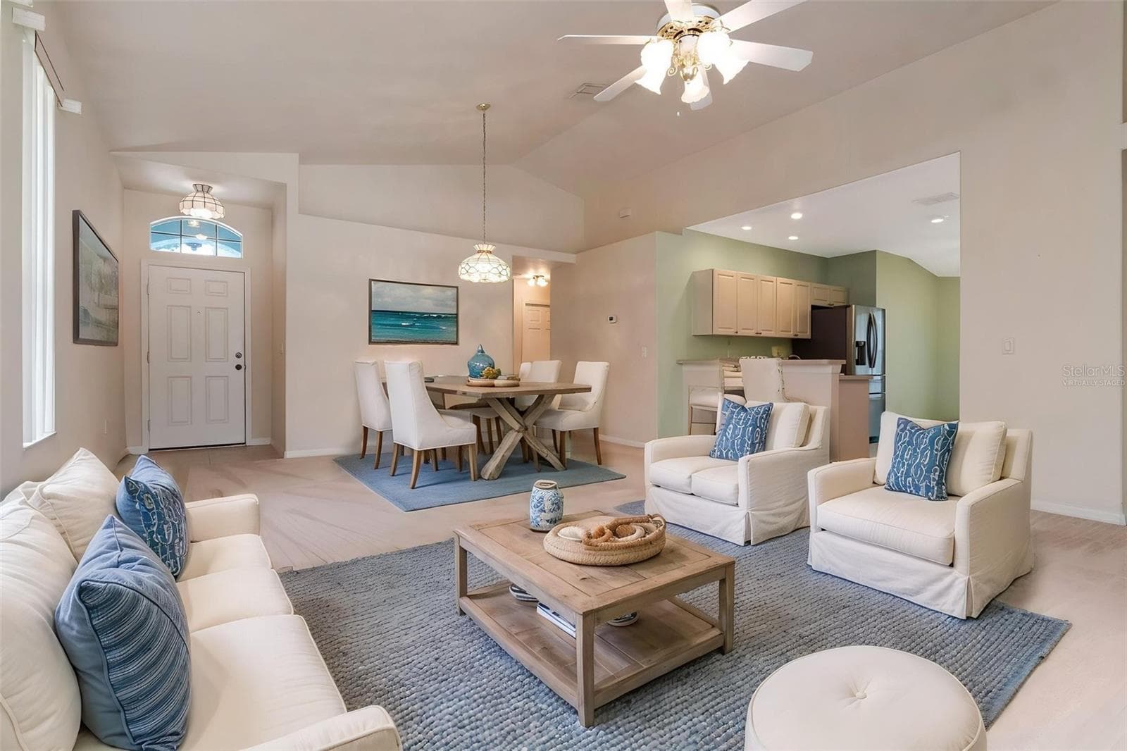 Great Room Virtually Staged - 10029 BROOKDALE DR, NEW PORT RICHEY