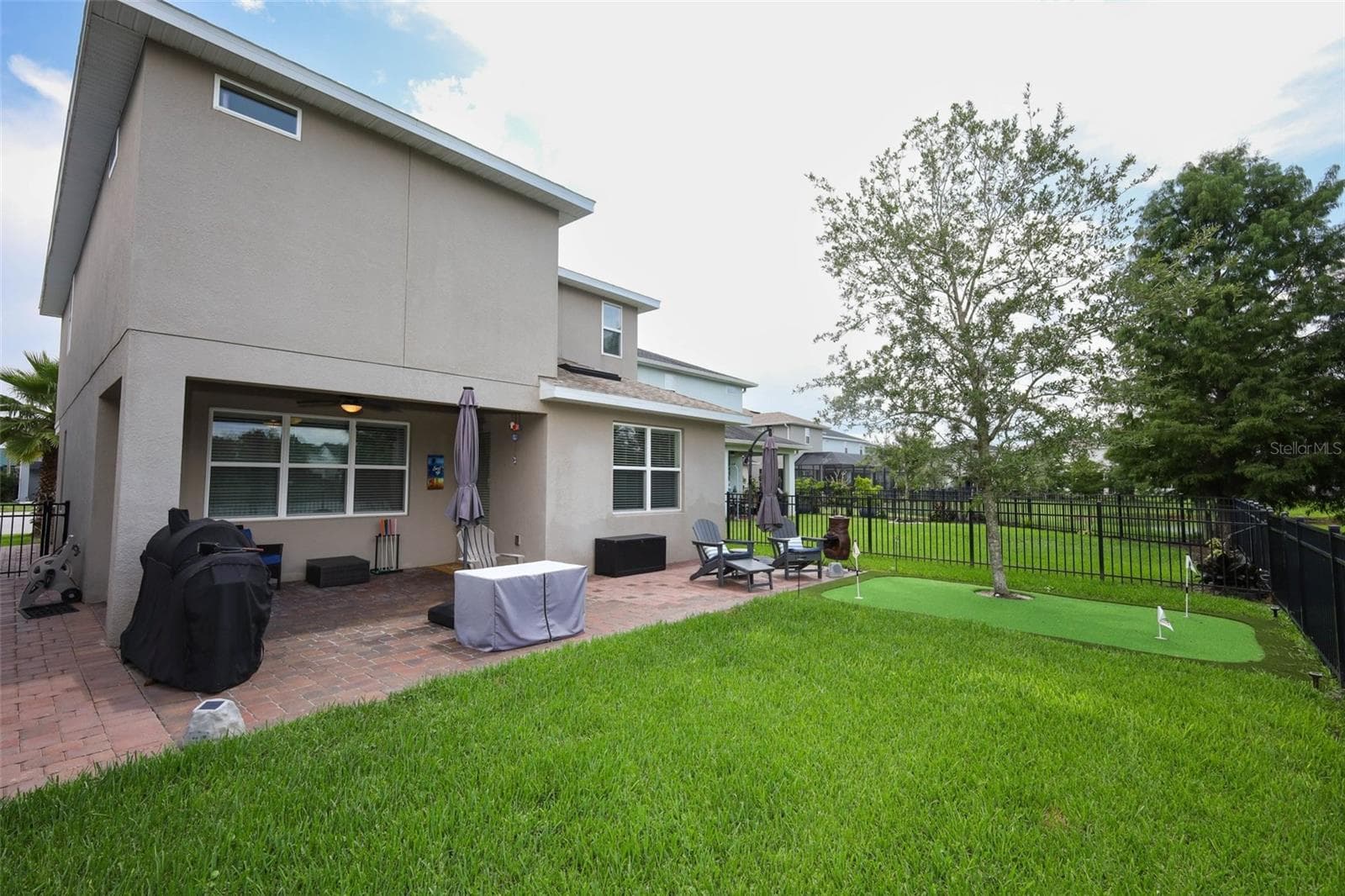 Patio and backyard - 3980 LIGHTNING CT, SANFORD