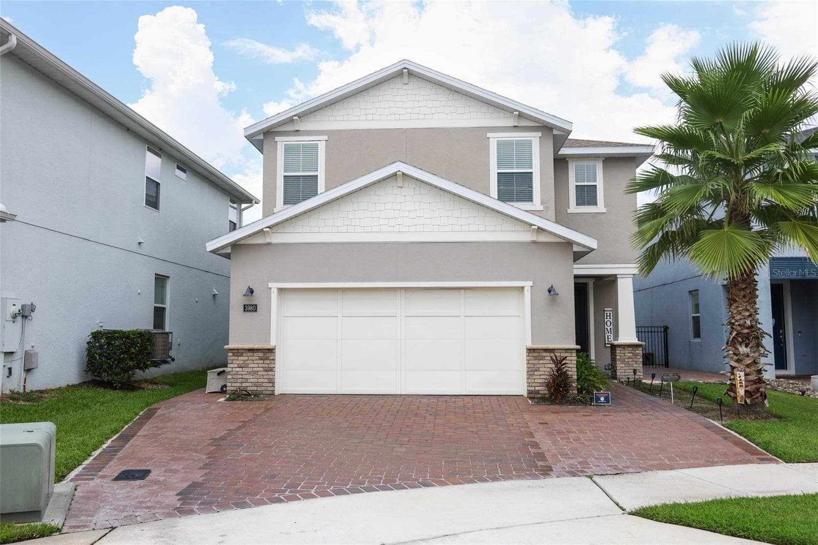 Additional pavers added to driveway - 3980 LIGHTNING CT, SANFORD