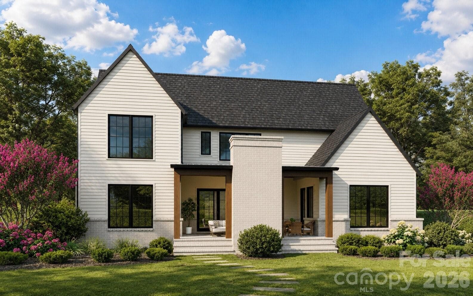 AI Rendering of finished house - Charlotte