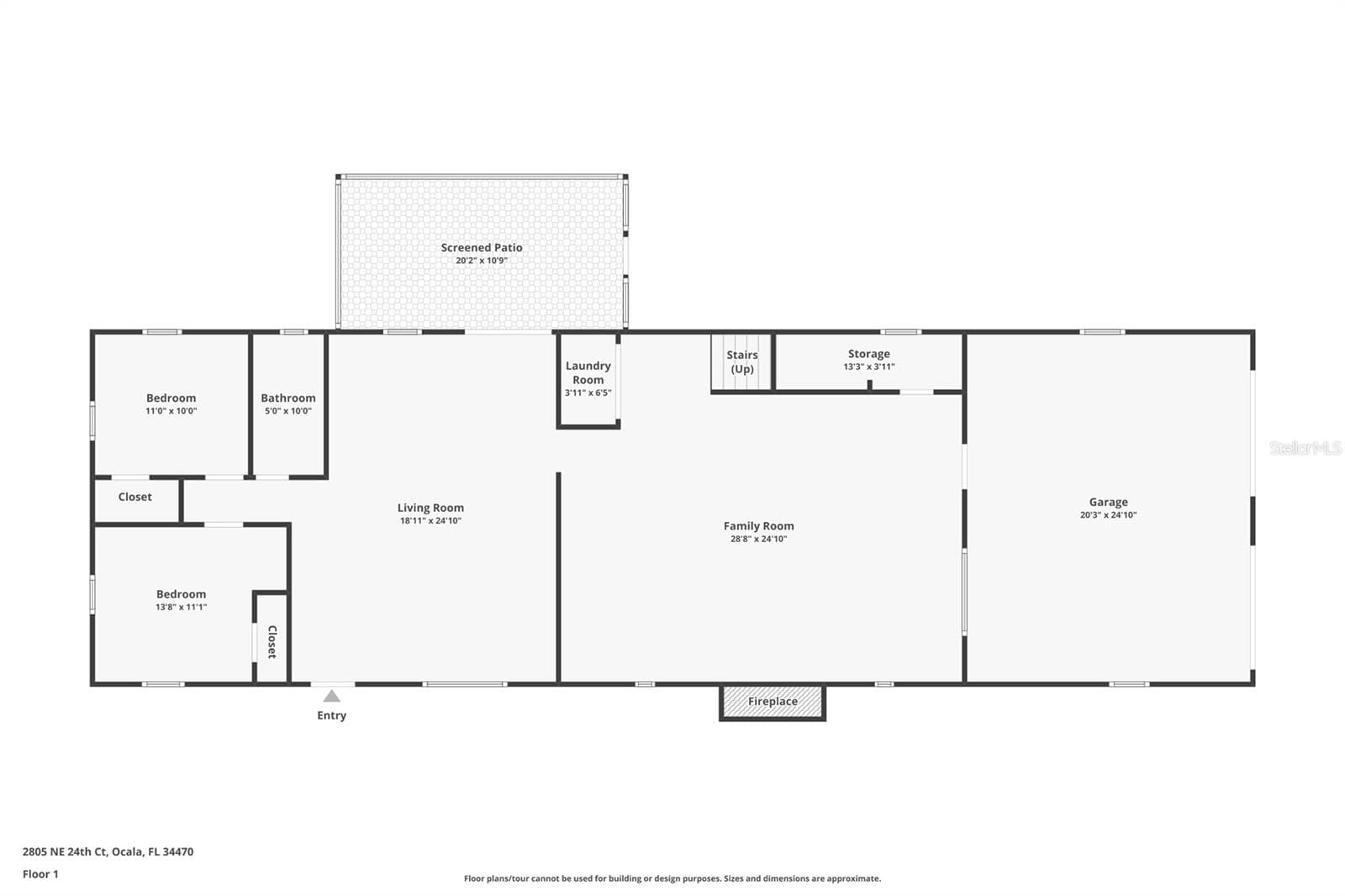 Single Family Residence at 2805 NE 24TH CT, OCALA, photo 32 of 34
