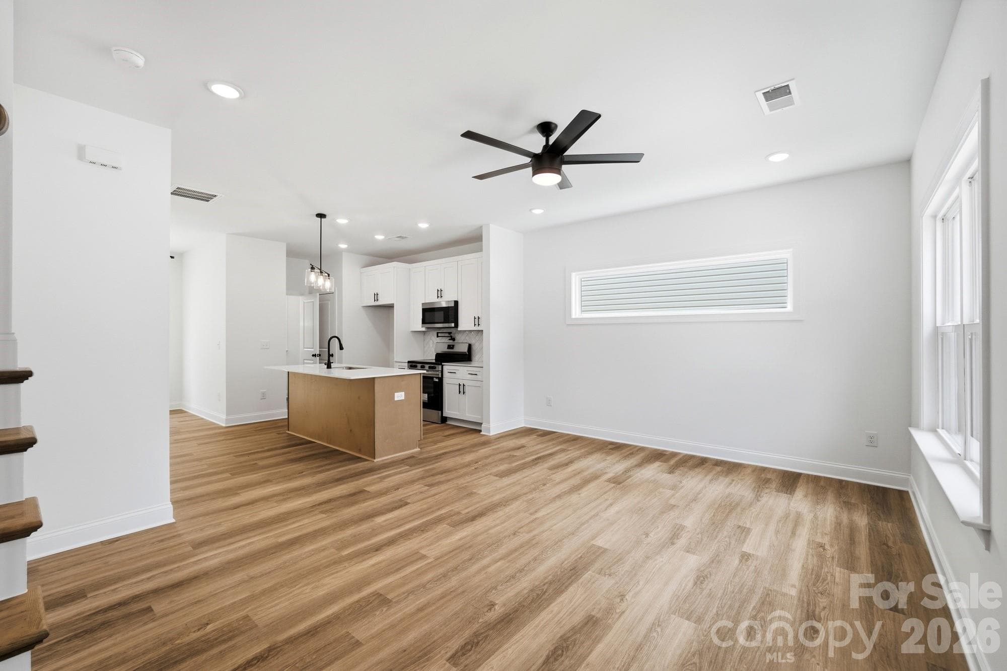 View of Living Room - Hickory