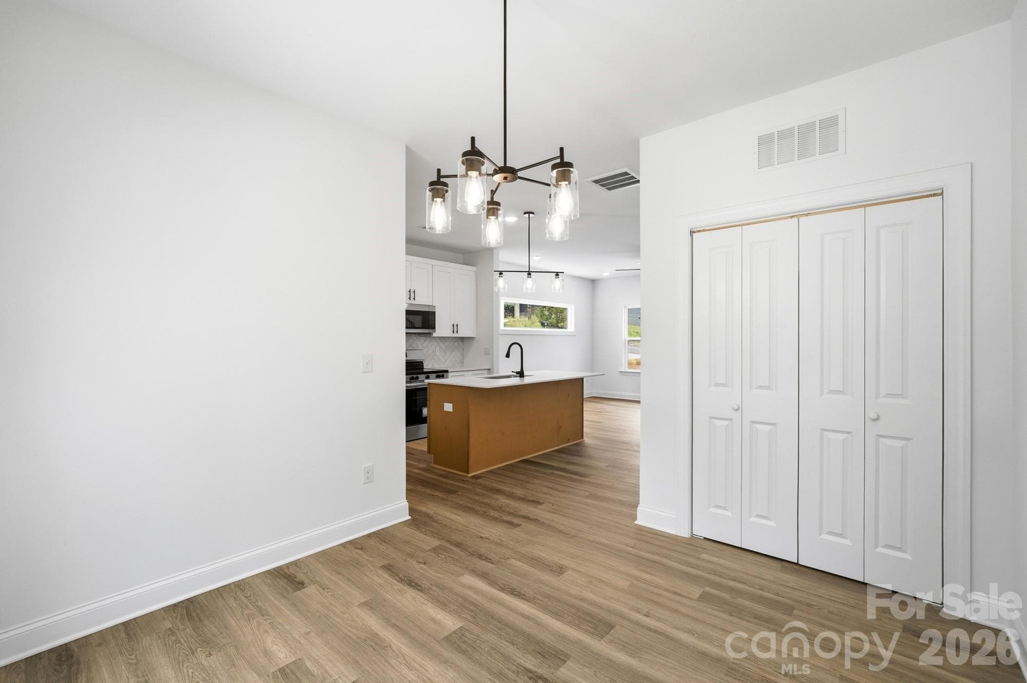 View of Kitchen from the Dining Room - 116 7th Avenue SE, Hickory