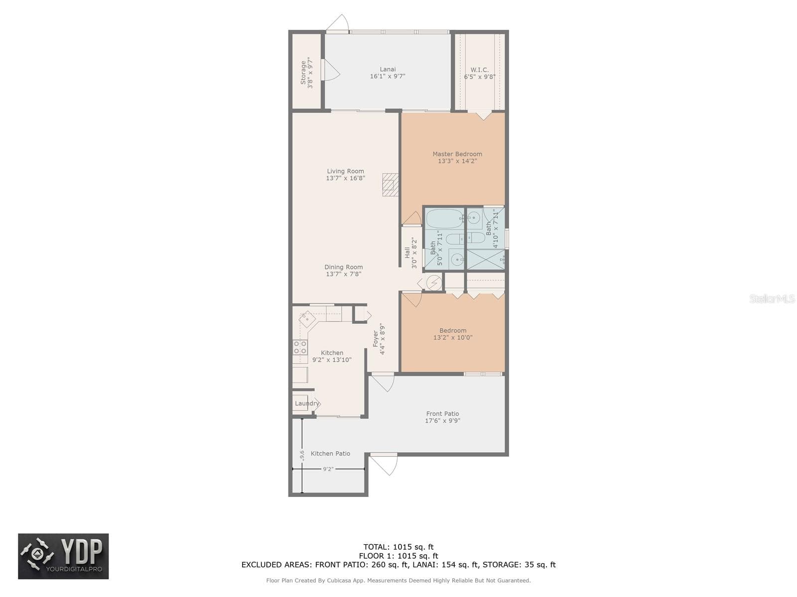 Floor Plan - 1333 SHADY PINE WAY #F, TARPON SPRINGS
