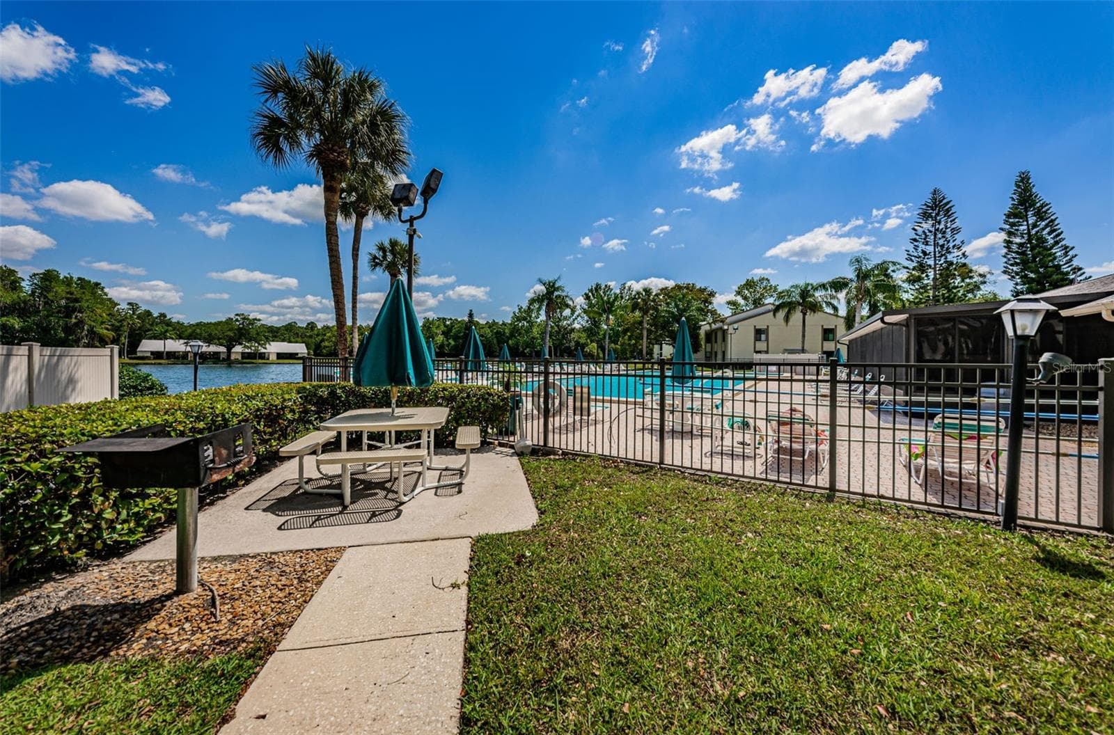 Grill Area - 1333 SHADY PINE WAY #F, TARPON SPRINGS