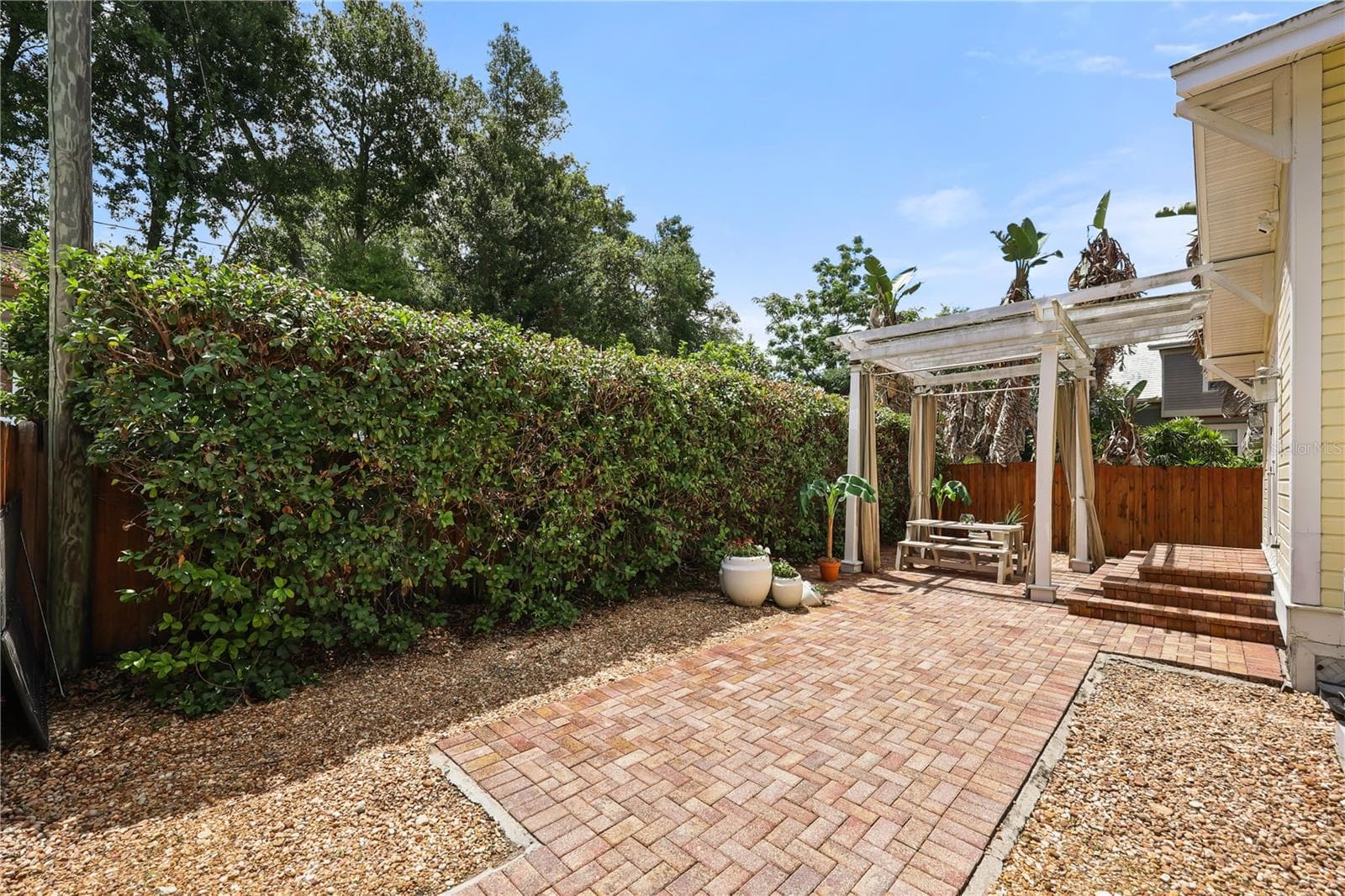 Backyard / patio - 343 BROADWAY AVE, ORLANDO