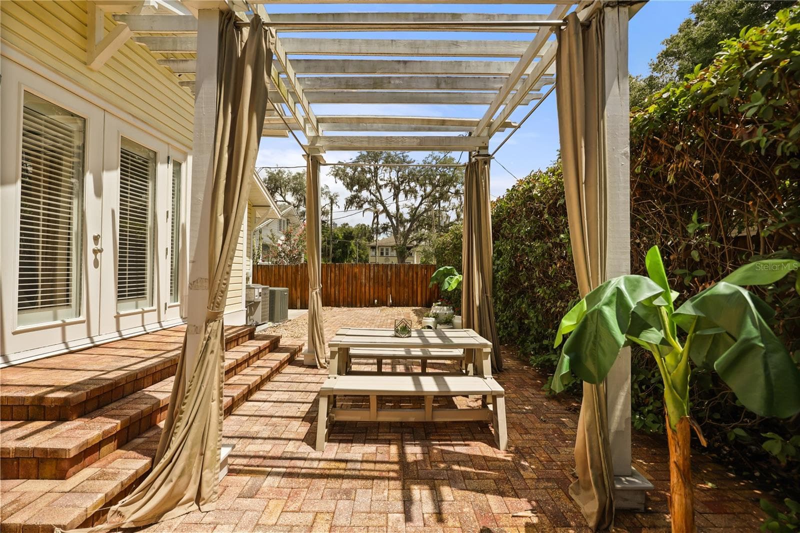 Backyard / patio - 343 BROADWAY AVE, ORLANDO