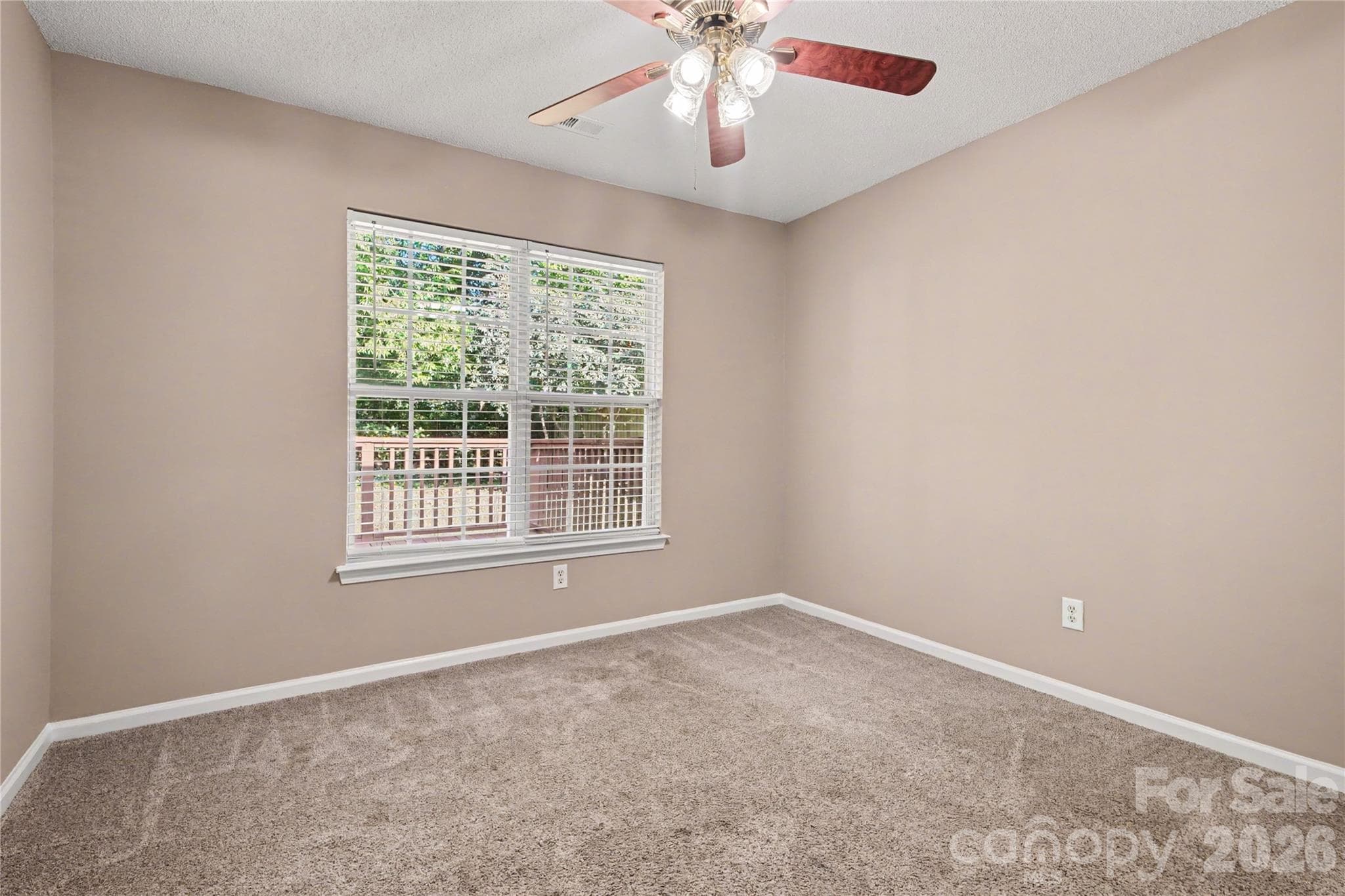 Bedroom #2 with double door closet and ceiling fans - 3786 Sedgewick Street SW, Concord