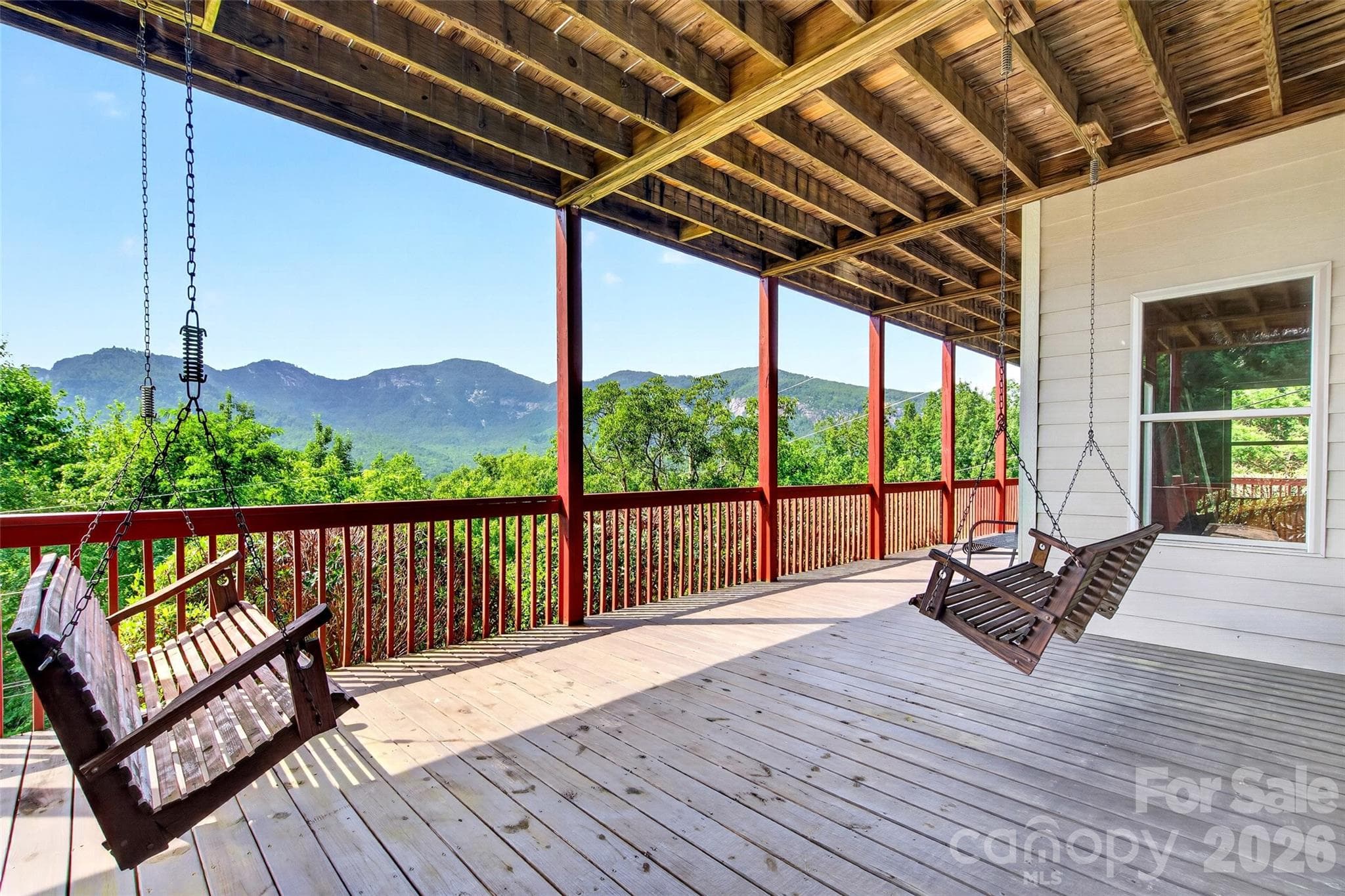 Great views from the lower deck as well - 227 Sidney Lanier Drive, Lake Lure