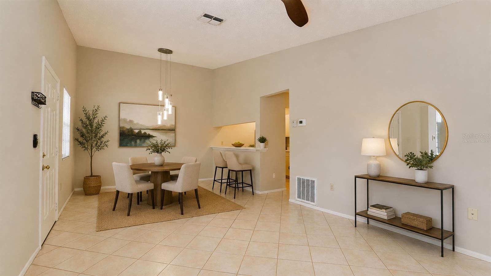 Dining Room – Virtually Staged - 3848 59TH AVE W, BRADENTON
