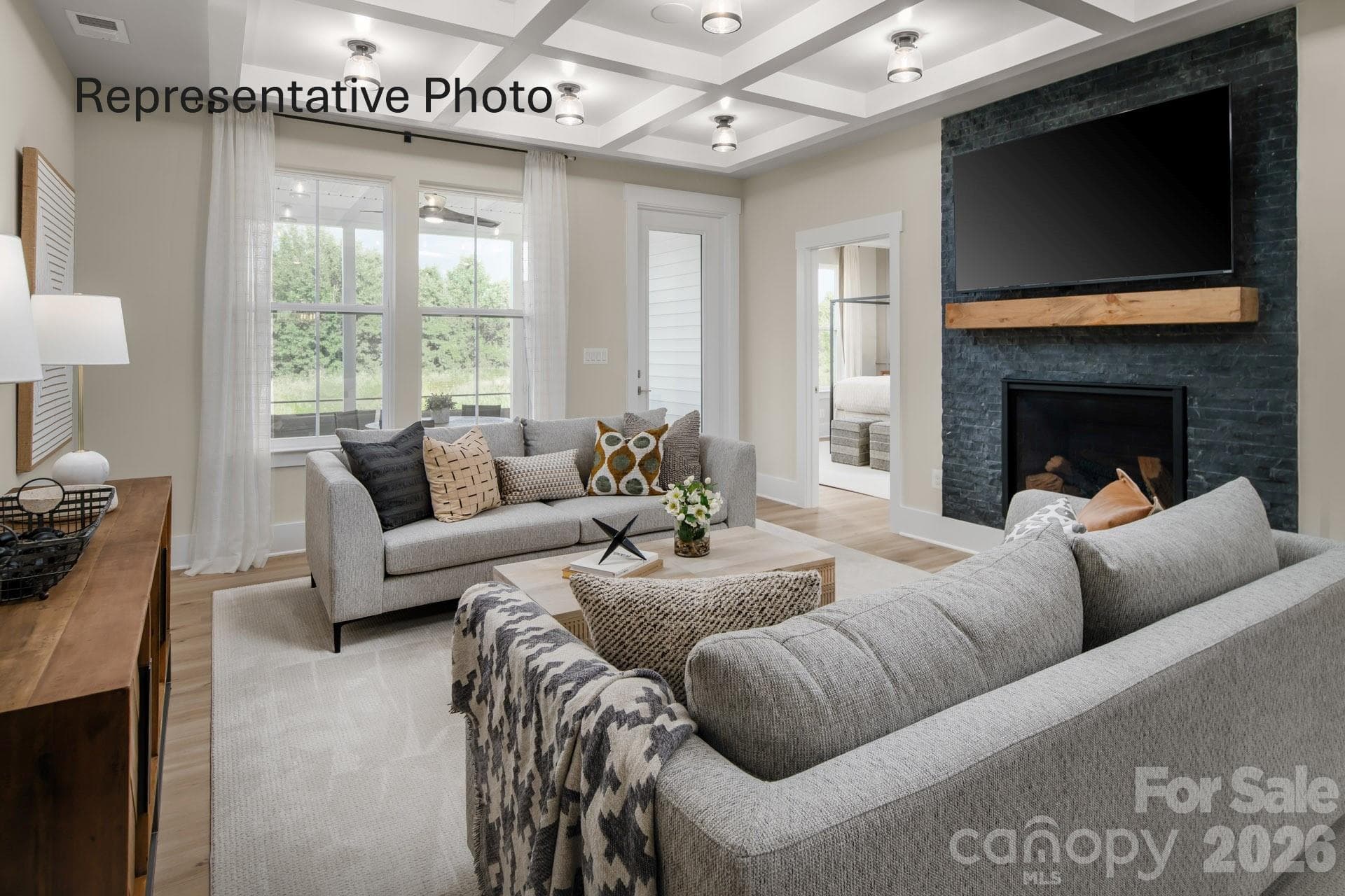 electric fireplace - Fort Mill