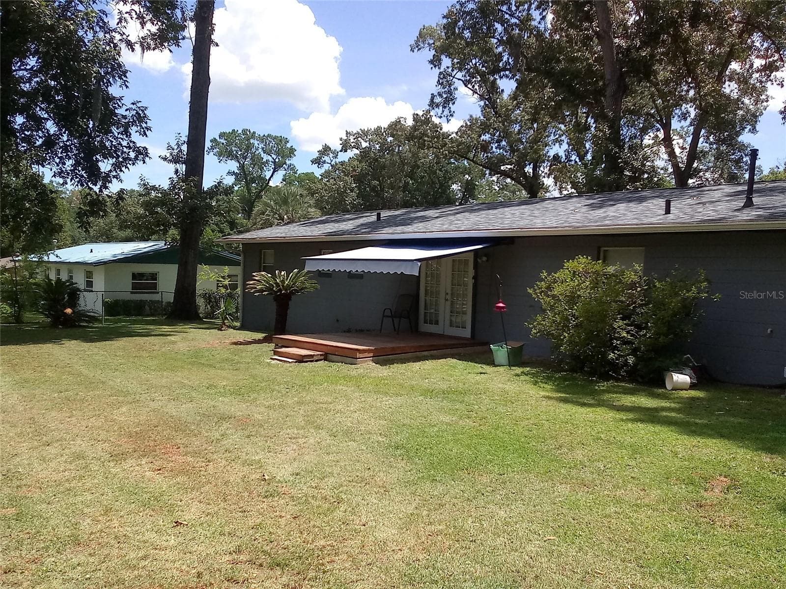 Back of House with Deck/Awning - 2720 SE 8TH AVE, OCALA