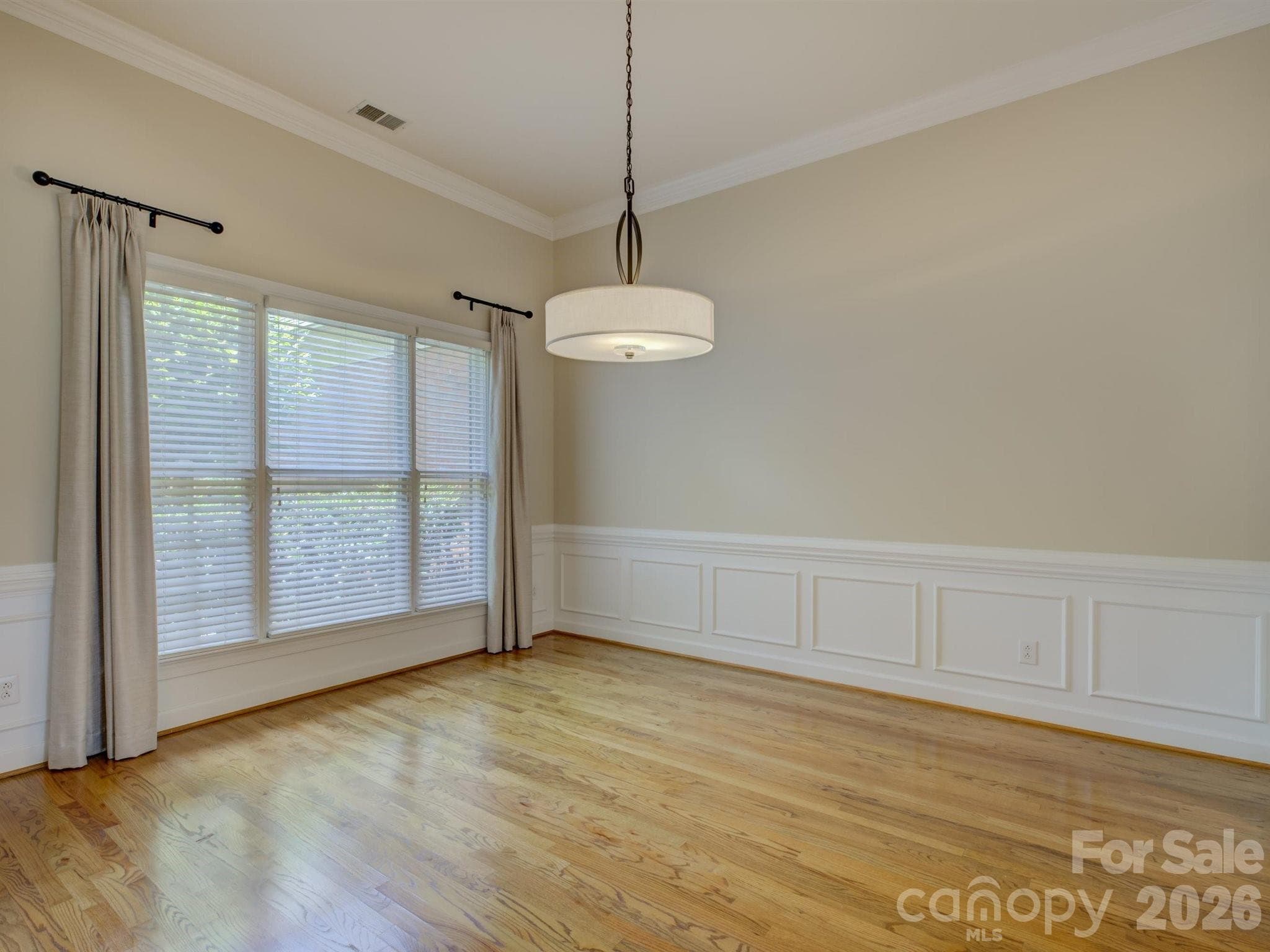 Dining room adjacent to office - 10119 Victoria Mill Court, Charlotte