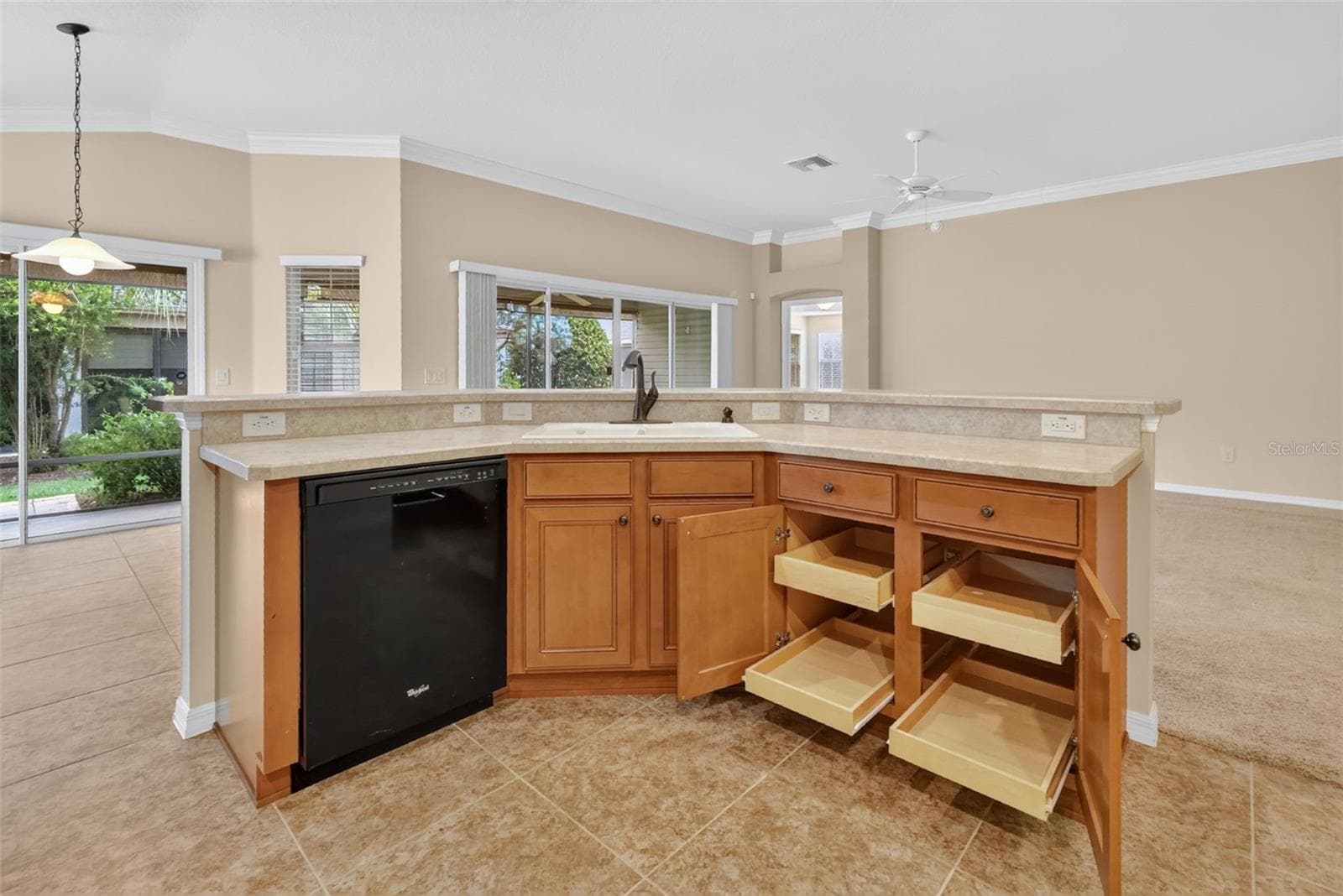 Kitchen with Roll-Out Shelving - 791 ENISGROVE WAY, THE VILLAGES