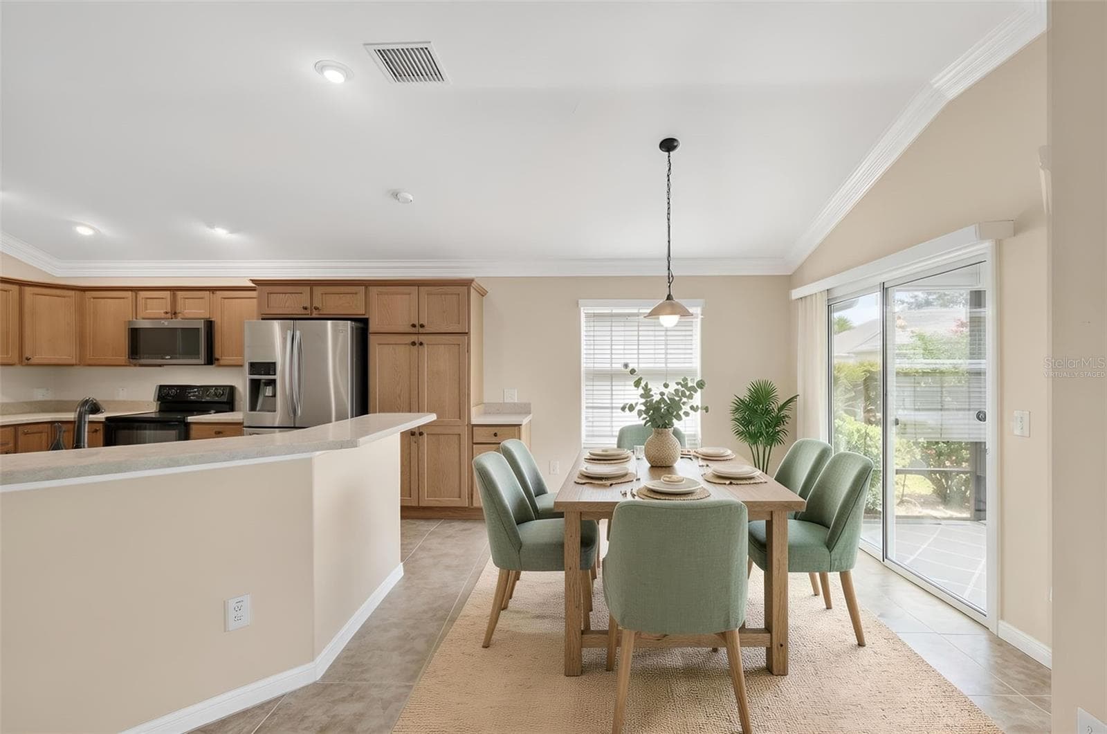 Kitchen and Dinette - Virtually Staged - 791 ENISGROVE WAY, THE VILLAGES