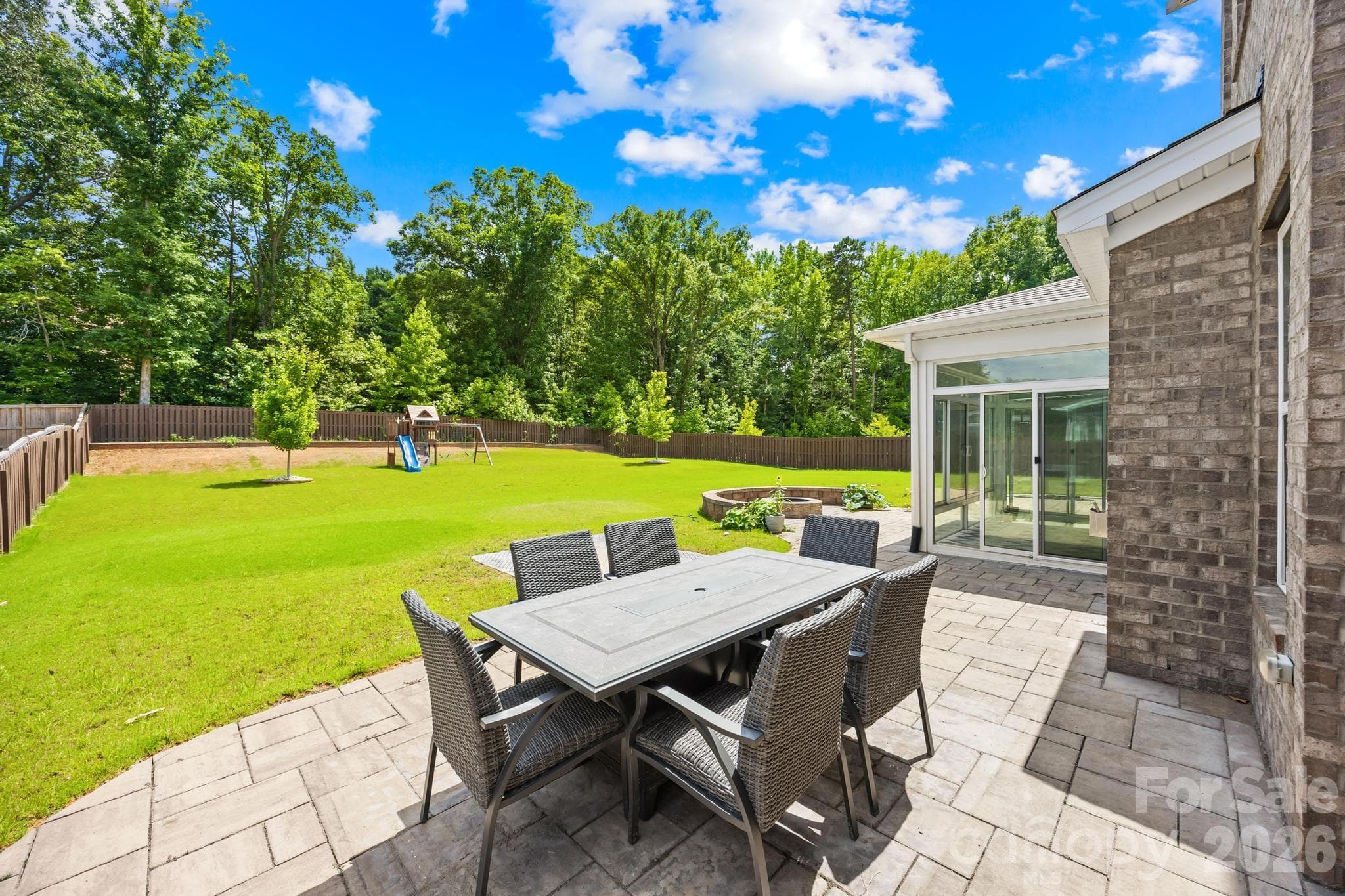 Backyard - 809 Brown Creek Drive, Matthews