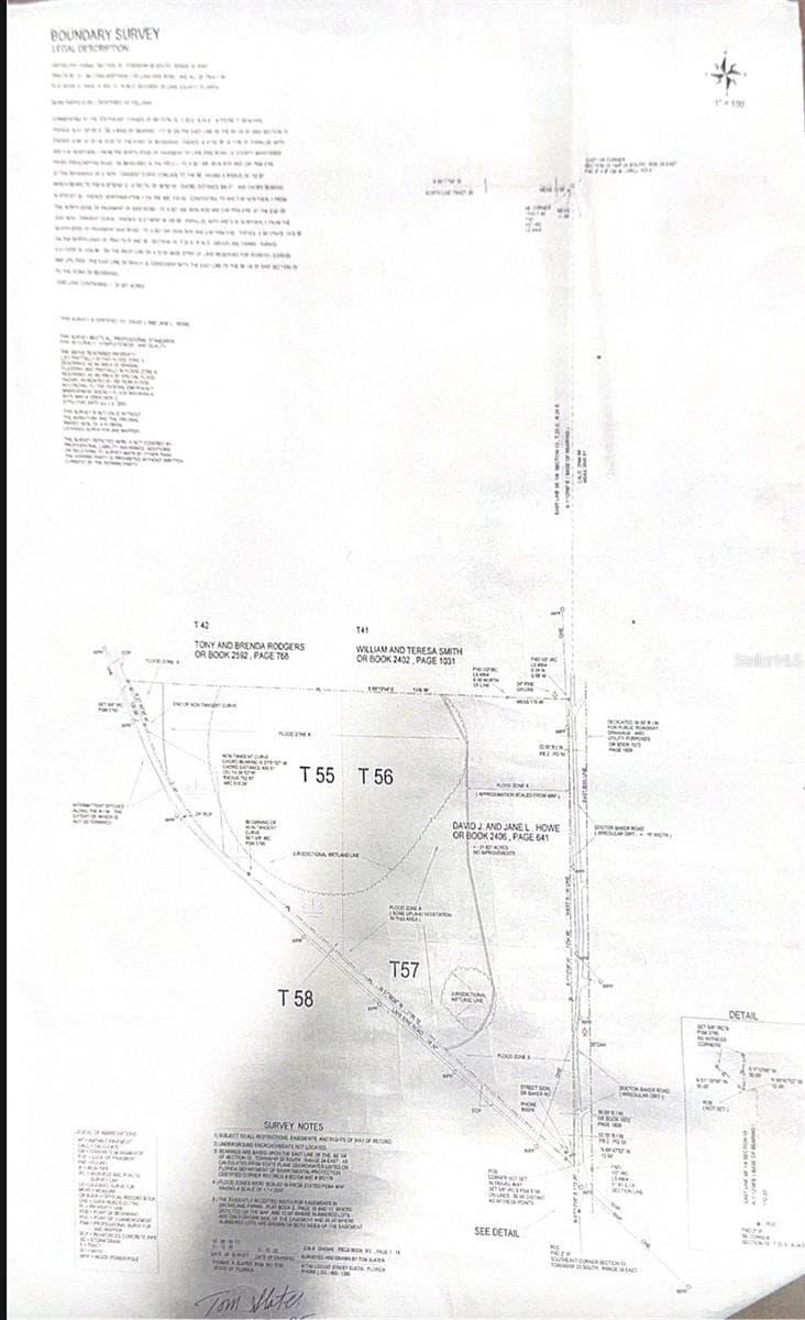 Boundary Survey - LAKE ERIE RD, GROVELAND