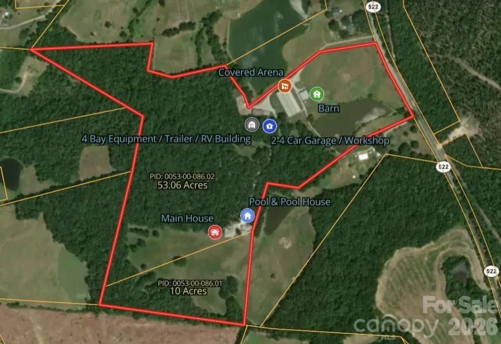 Home is tucked in the back along the tree line and overlooking pristine hay fields - Lancaster