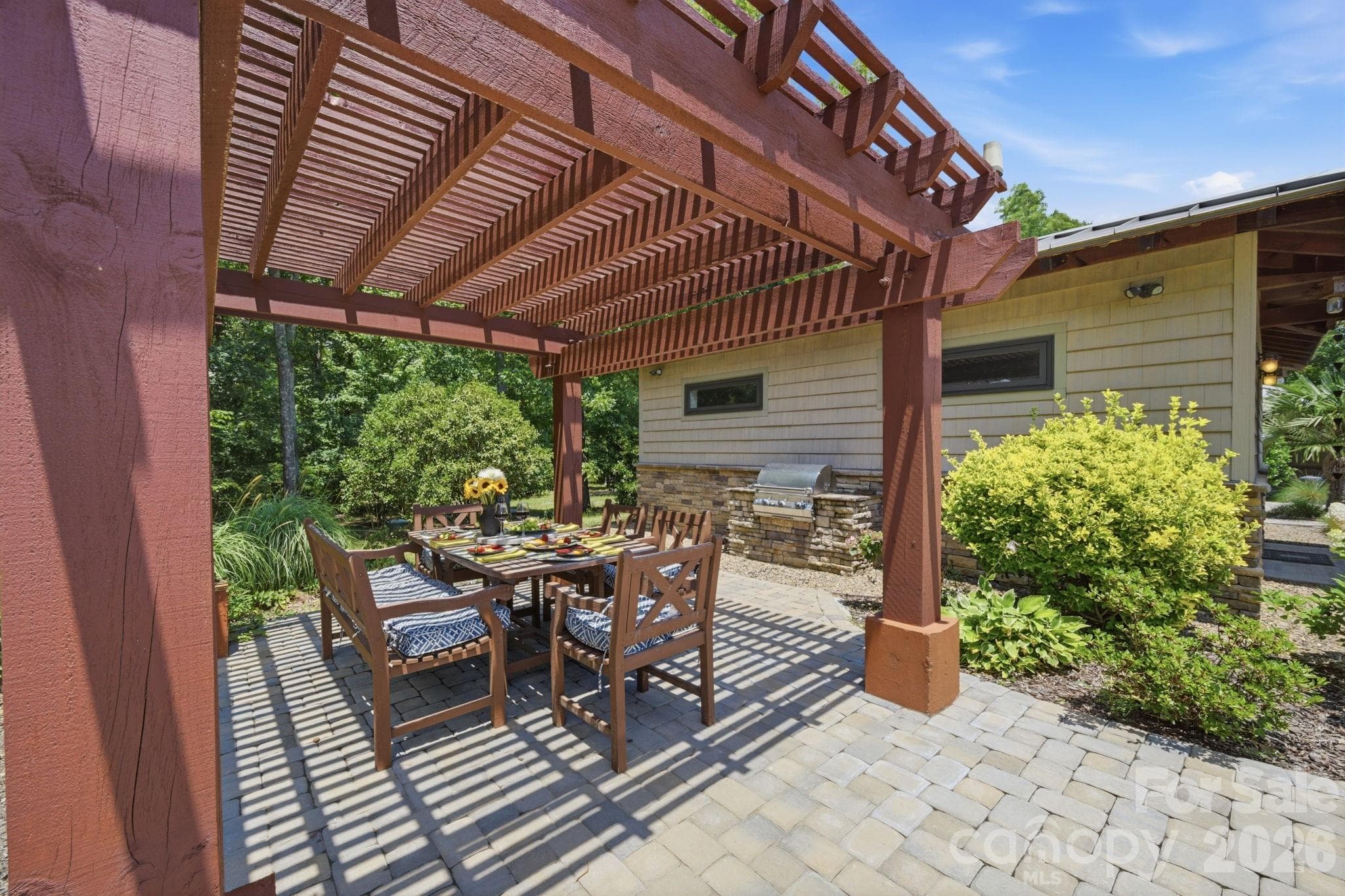 Covered porches, paver patio courtyards, dining areas and tasteful landscaping - Lancaster