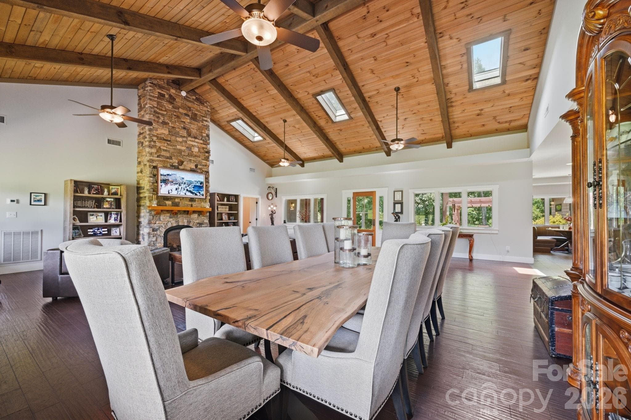 Dining, kitchen and great room and breakfast alcove all flow together.  Ideal for entertaining - Lancaster