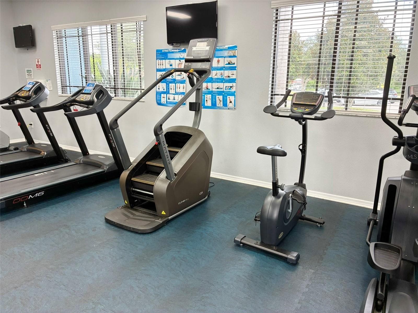 community fitness room inside the clubhouse - 8026 CARRIAGE POINTE DRIVE, GIBSONTON