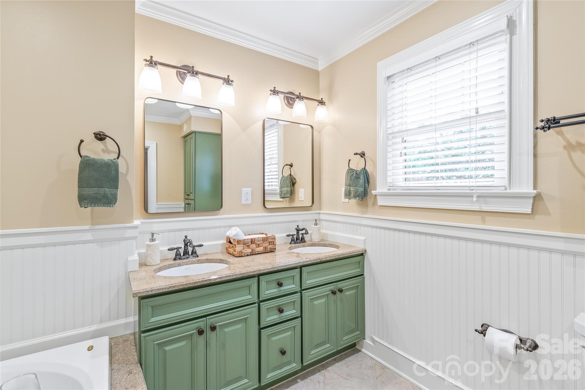 Primary Bathroom Dual Sinks - 600 S Central Avenue, Belmont