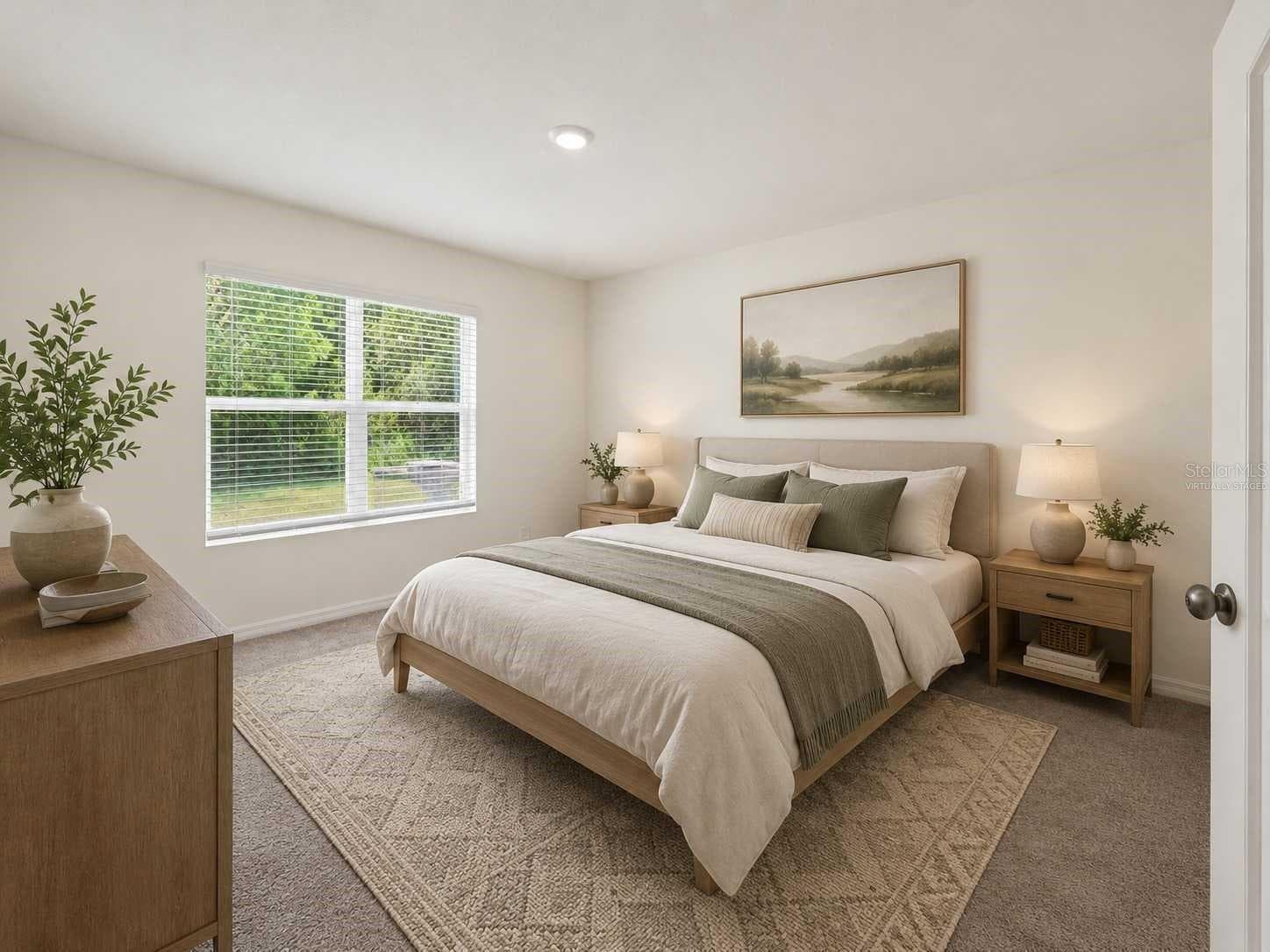 Primary Bedroom Virtually staged - 5038 CADIZ CT, BROOKSVILLE